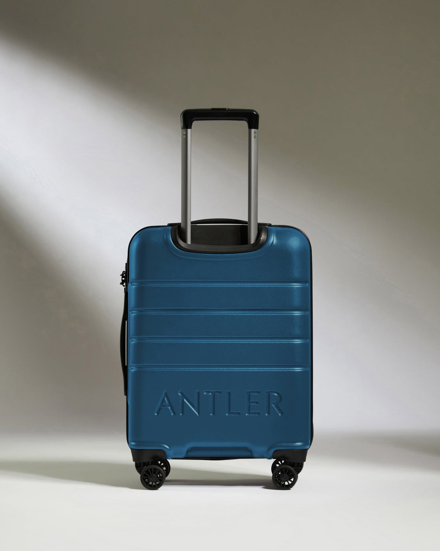 Antler Luggage - Cabin Suitcase in Bold Blue - Logo - Hard Suitcase - Standard Cabin Cabin Suitcase Bold Blue - Logo | Lightweight Hard Shell Luggage