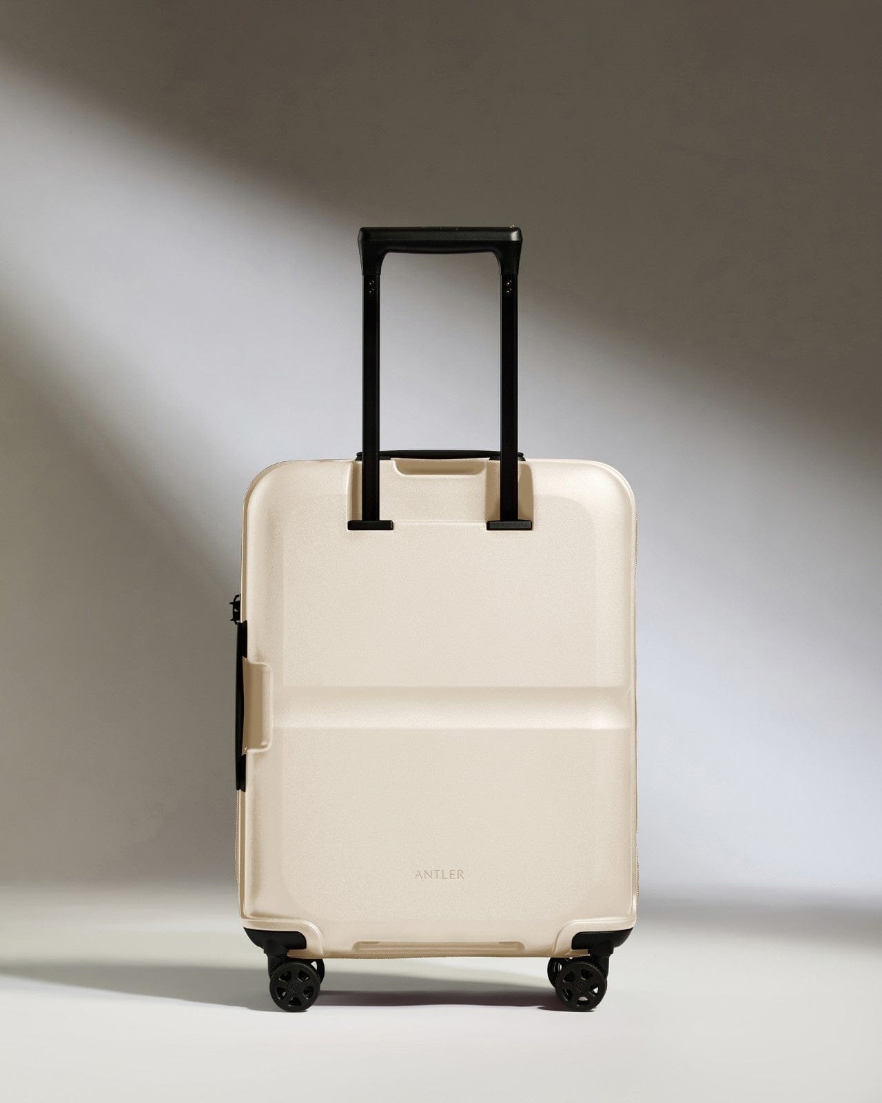 Antler Luggage - Cabin Suitcase in Wheat Beige - Single Stripe - Hard Suitcase - Standard Cabin Cabin Suitcase in Beige - Single Stripe | Cabin Bag & Hard Luggage