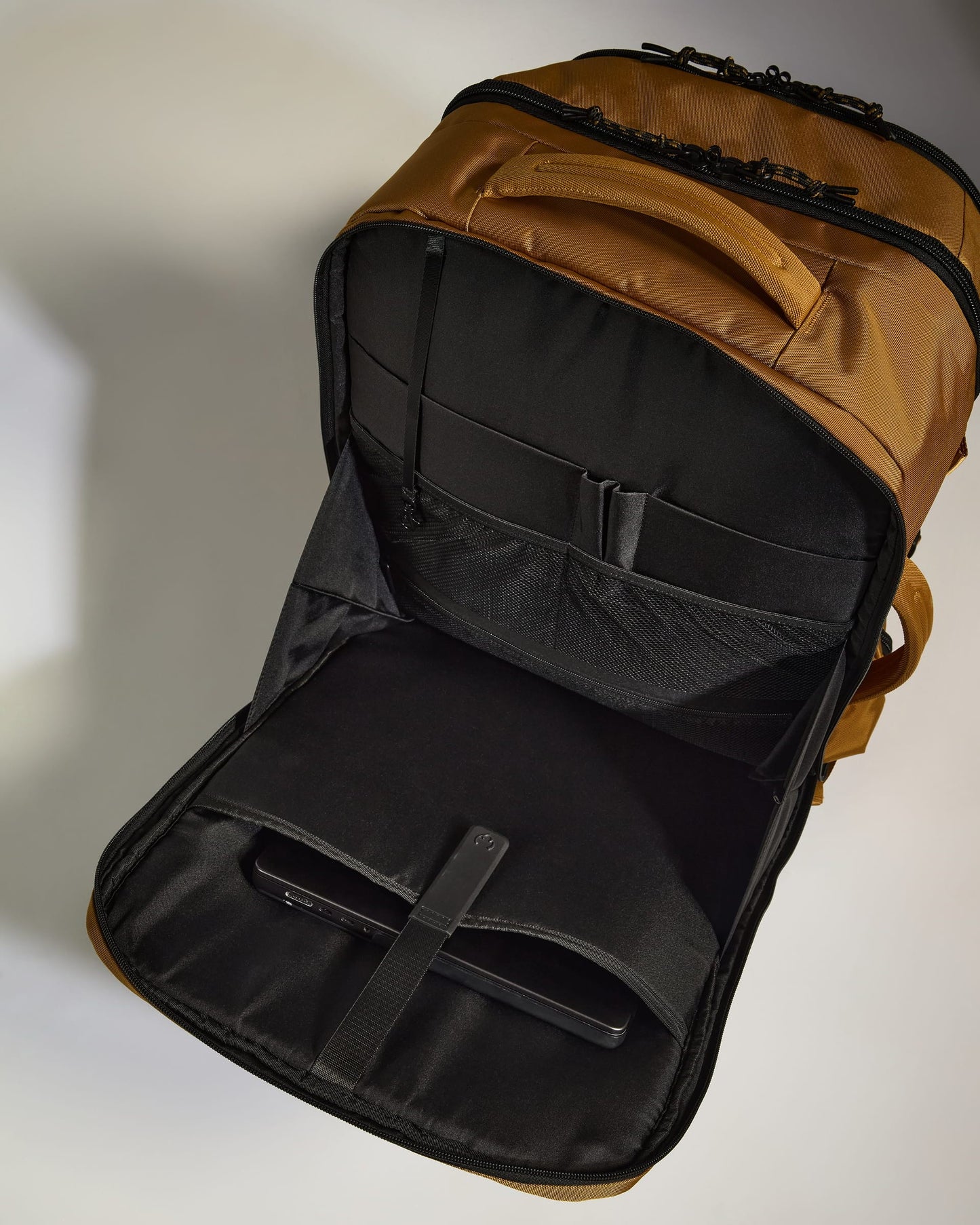 Antler Luggage - Discovery 60L Backpack in Mustard Yellow - Backpack | Large Discovery 60L Backpack in Yellow | Rucksacks & Travel Bags