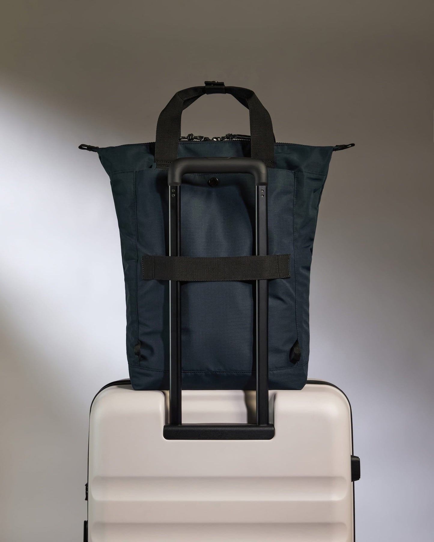 Antler Luggage - Essential 2-in-1 Tote Backpack in Navy - Tote Bag Essential 2-in-1 Tote and Backpack in Navy | Travel & Lifestyle Bags | Convertible Bag