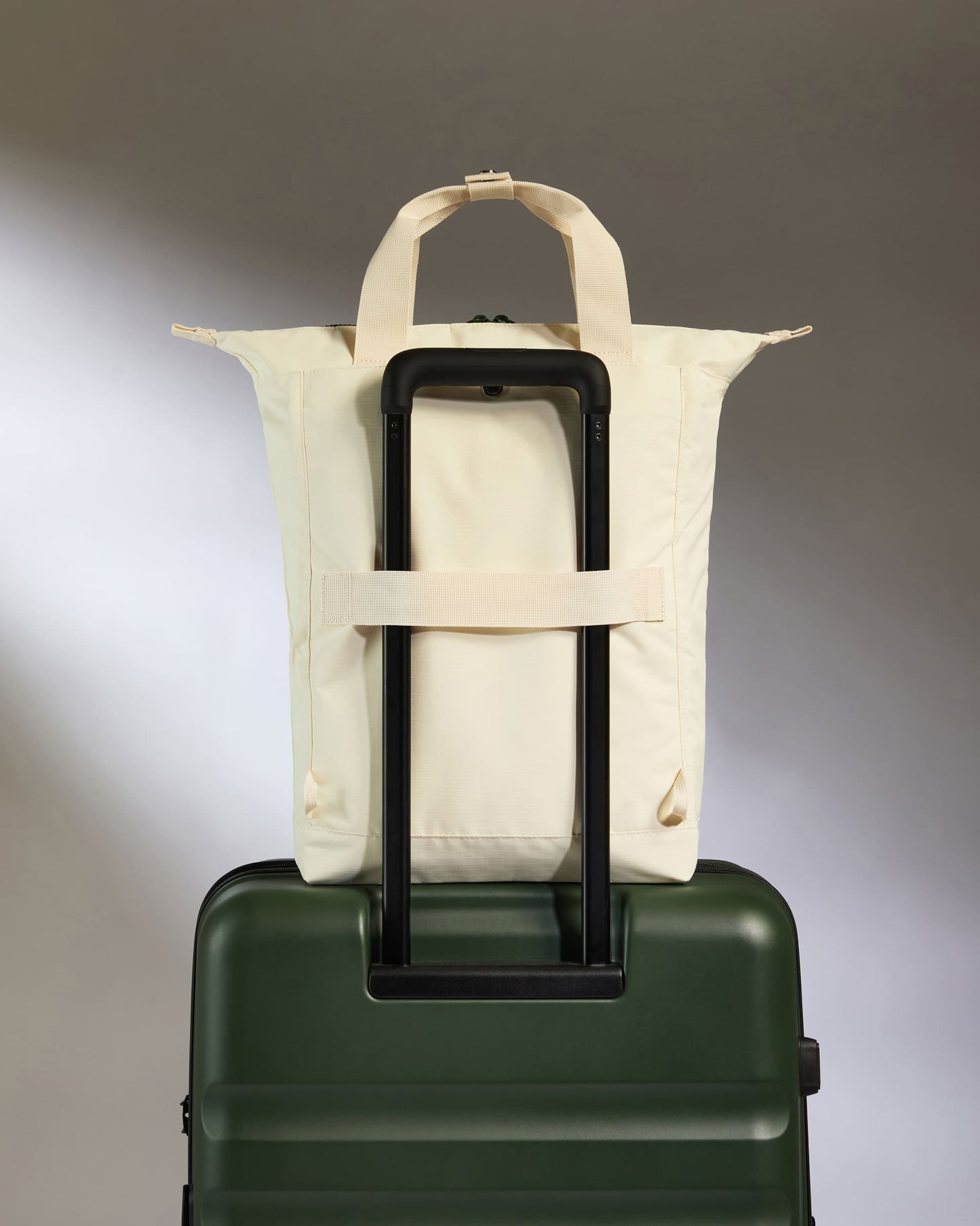 Antler Luggage - Essential 2-in-1 Tote Backpack in Stone - Tote Bag Essential 2-in-1 Tote and Backpack in Beige | Travel & Lifestyle Bags | Convertible Bag