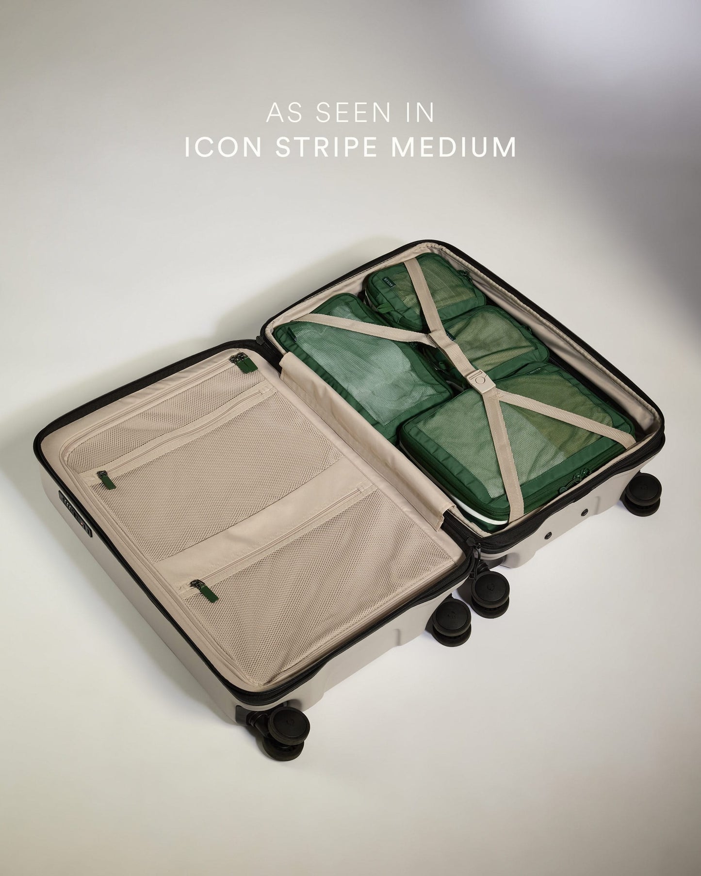 Antler Luggage - Holiday Edit Packing Cubes 4 Pk Green - Packing Cube | 4 Pk Holiday Edit Packing Cubes 4 Pk Green