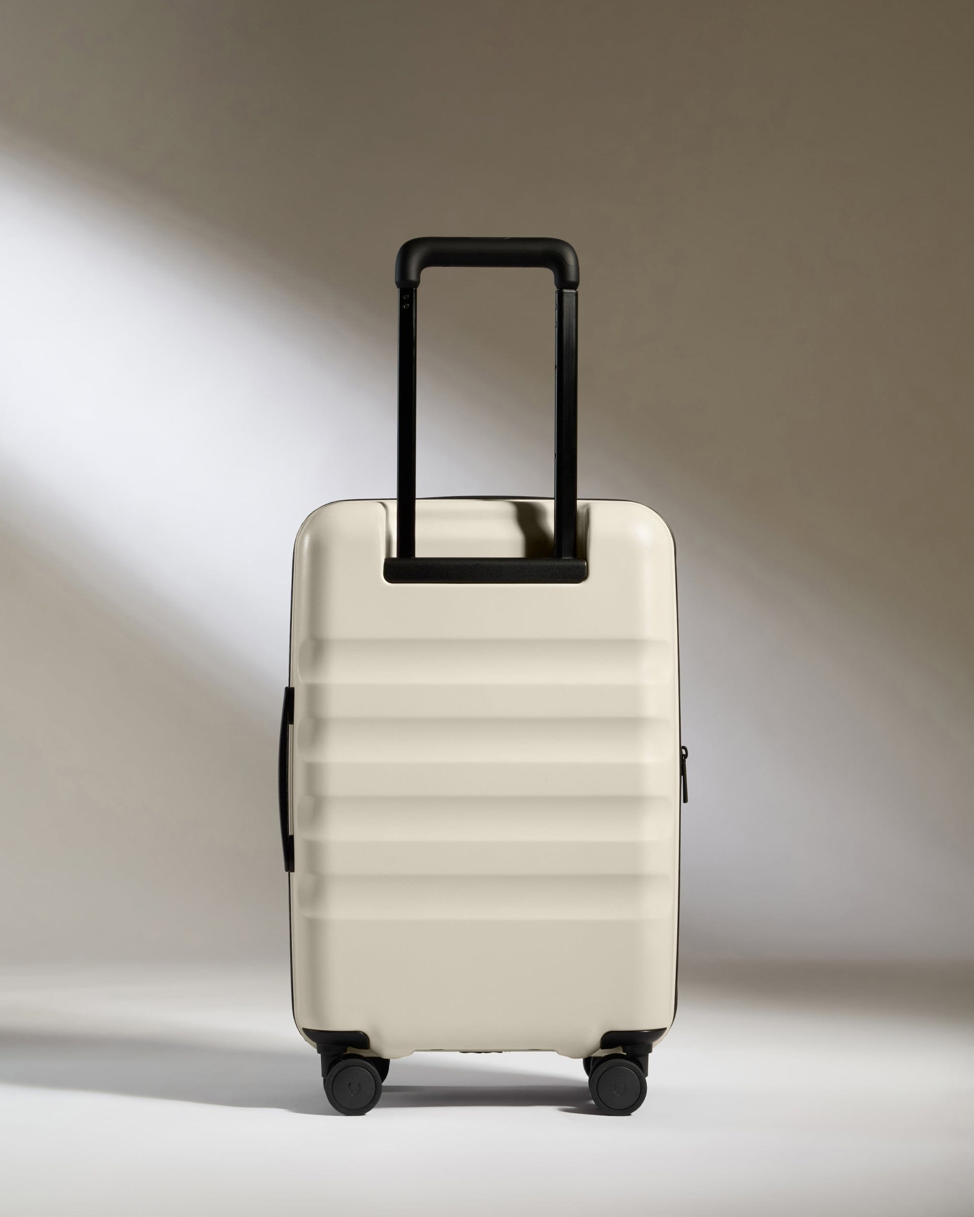 Antler Luggage -  Icon Stripe Cabin with Expander in Taupe - Hard Suitcase Icon Stripe Cabin with Expander in Taupe | Lightweight & Hard Shell Suitcase