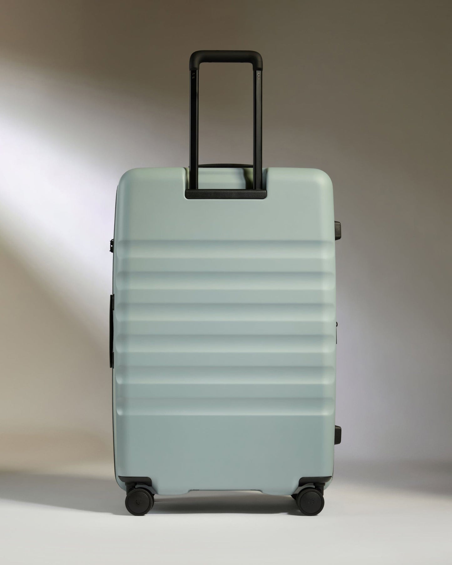 Antler Luggage -  Icon Stripe Large in Mist Blue - Hard Suitcase Icon Stripe Large Suitcase in Blue | Lightweight & Hard Shell Suitcase