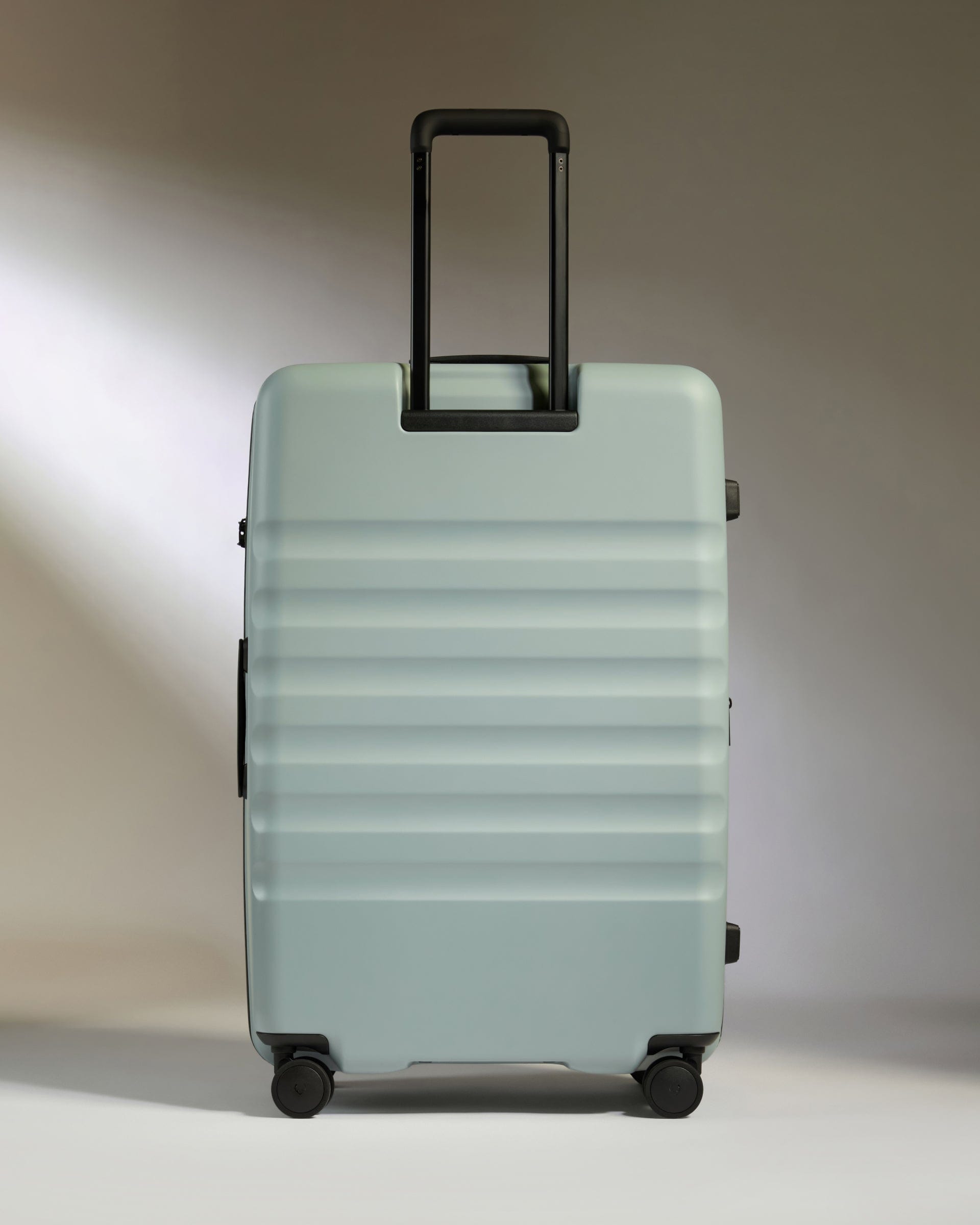 Antler Luggage -  Icon Stripe Large in Mist Blue - Hard Suitcase Icon Stripe Large Suitcase in Blue | Lightweight & Hard Shell Suitcase