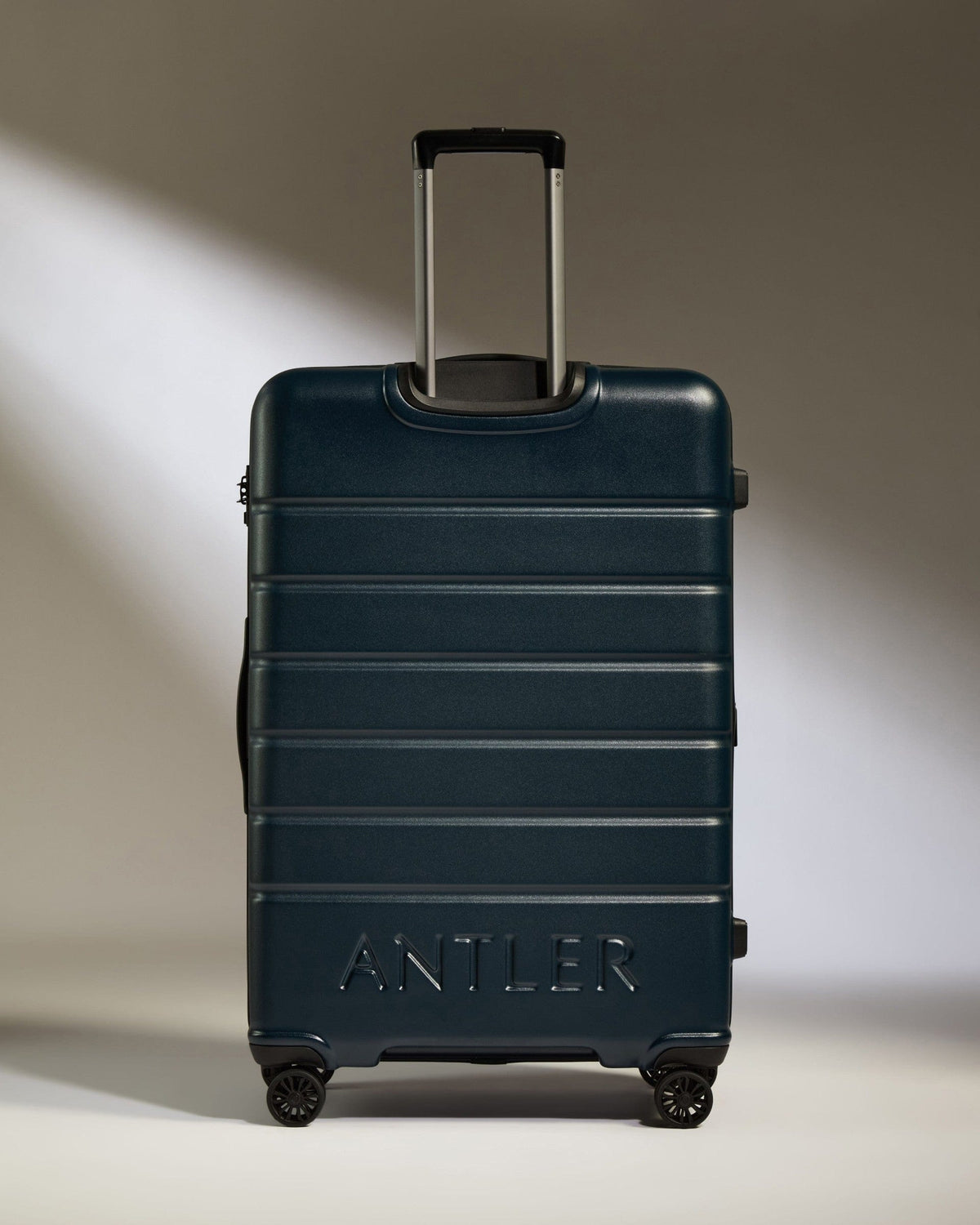 Antler Luggage - Large Suitcase in Midnight Blue - Logo - Hard Suitcases Large Suitcase Midnight Blue - Logo | Lightweight Hard Shell Luggage