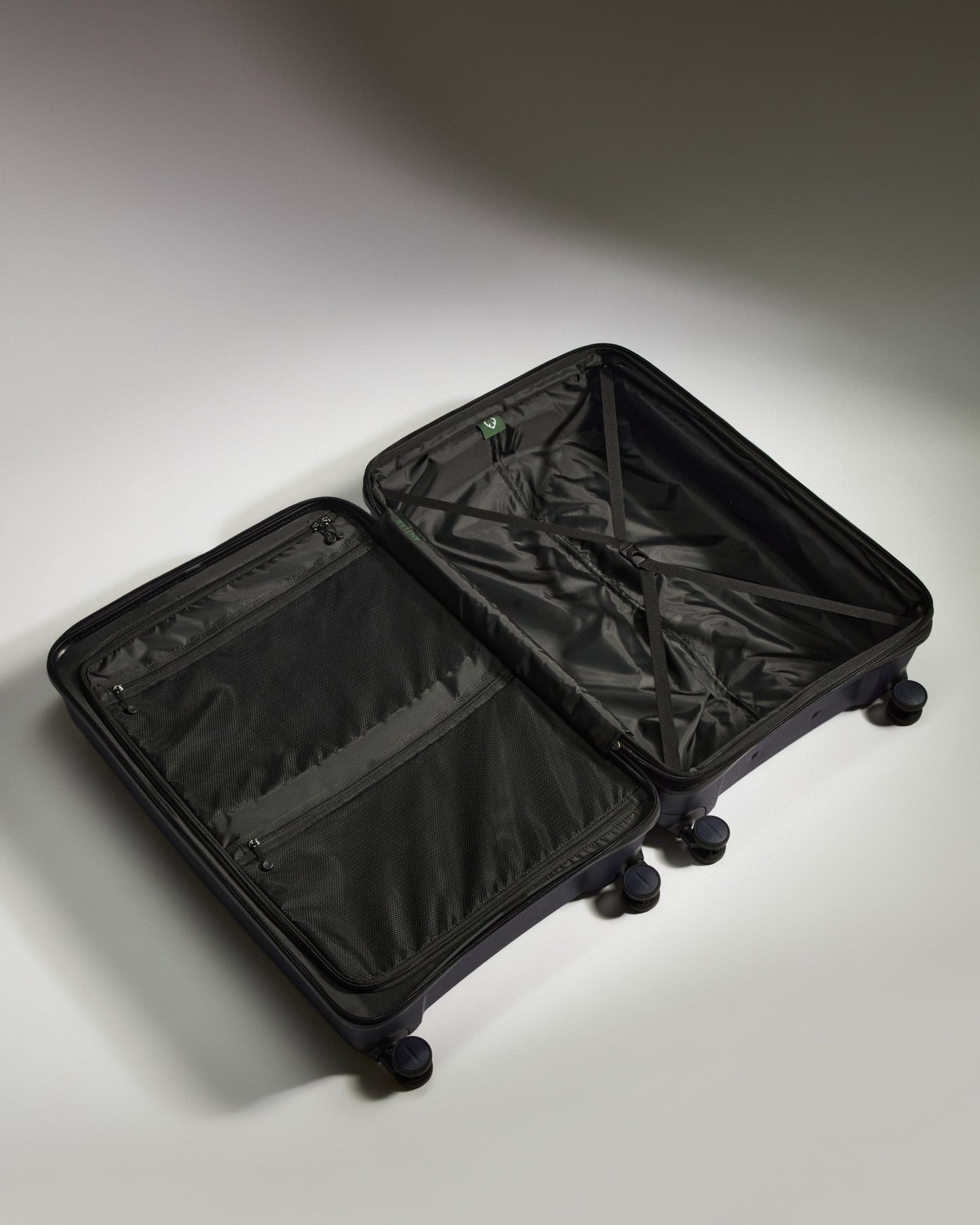 Antler Luggage - Large Suitcase in Navy - Logo Stripe - Hard Suitcase - Large Large Suitcase Navy - Logo Stripe | Lightweight Hard Shell Luggage