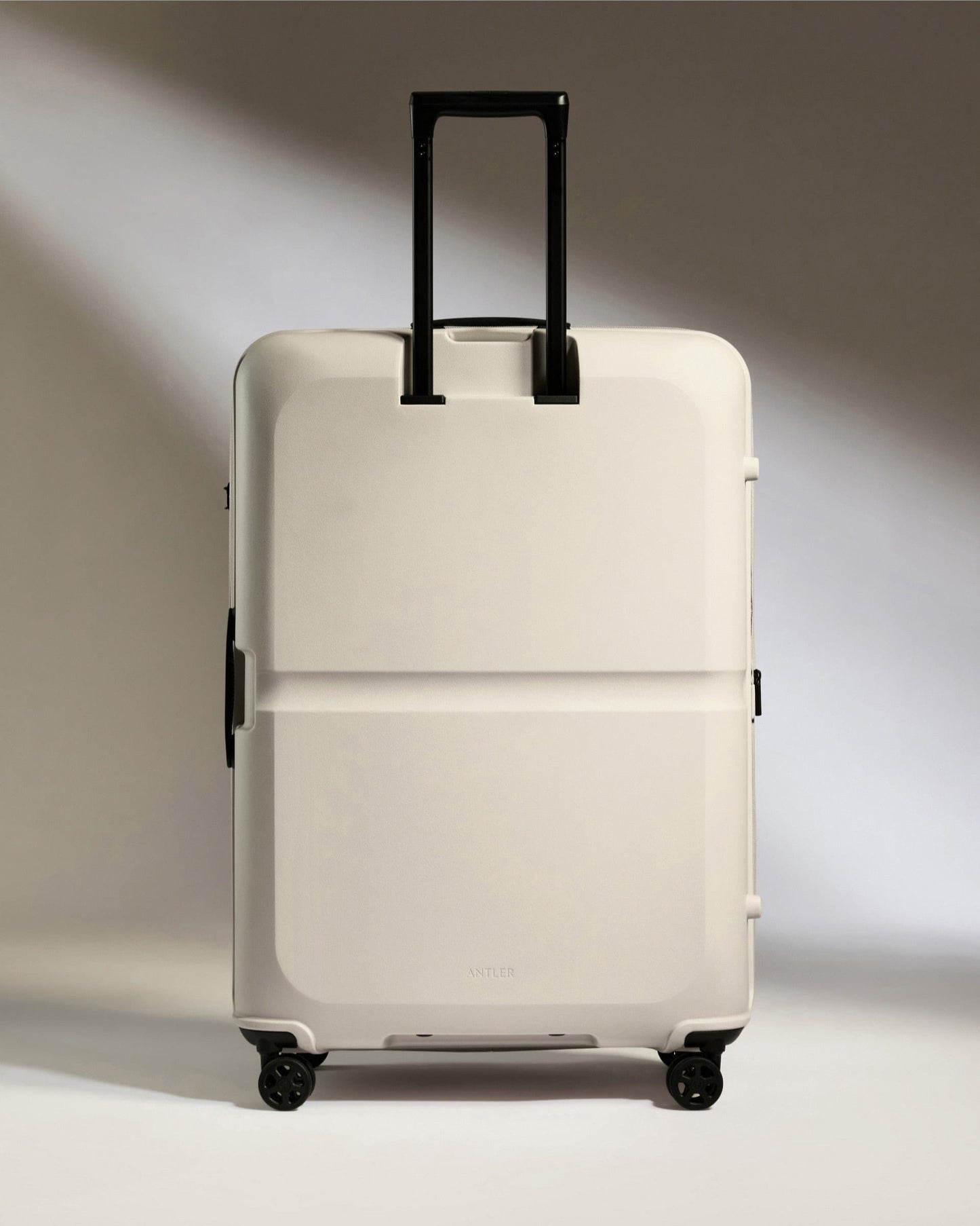 Antler Luggage - Large Suitcase in Taupe - Single Stripe - Hard Suitcase Large Suitcase in Taupe - Single Stripe | Checked Luggage & Large Suitcases