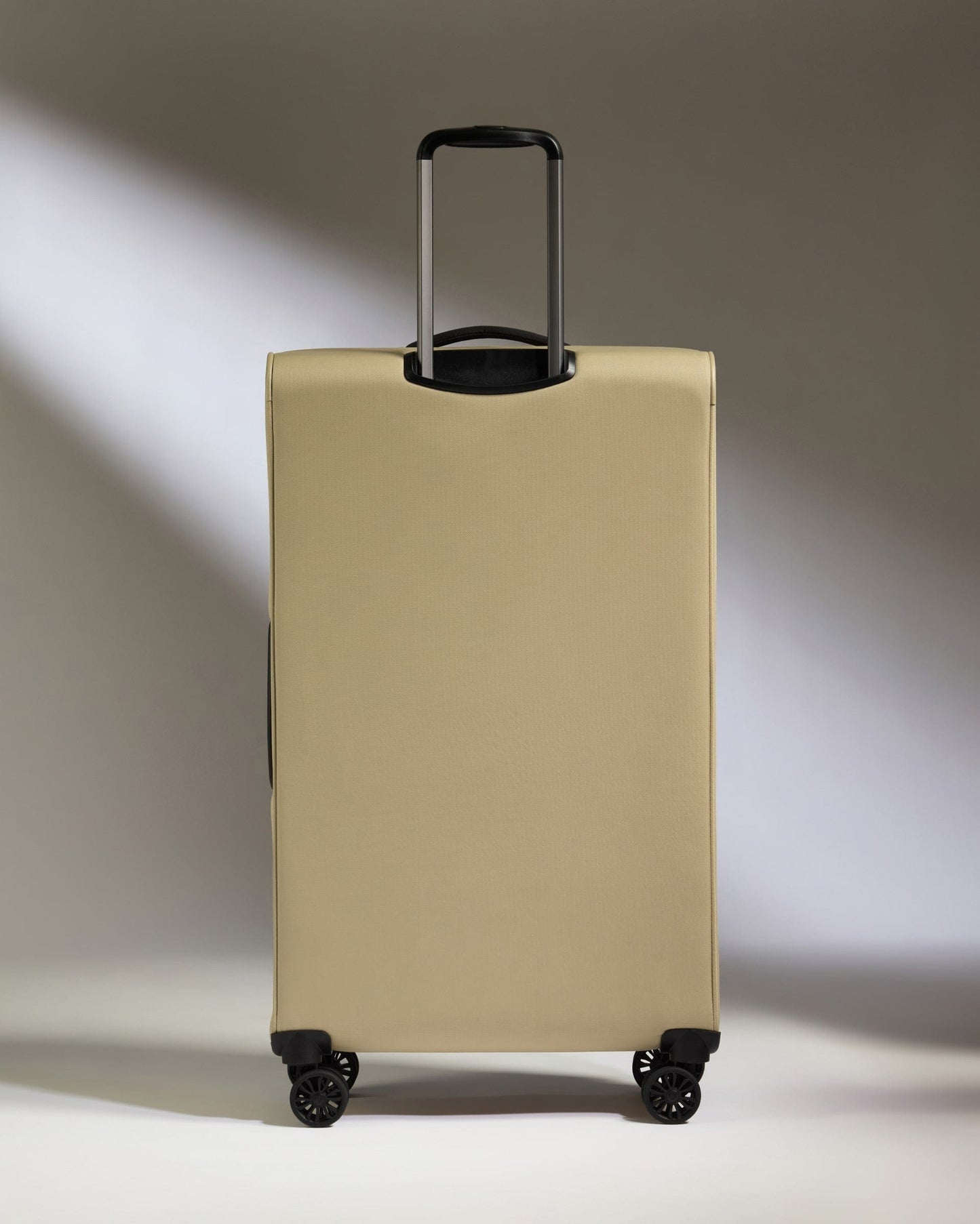 Antler Luggage - Lightest Large Suitcase in Sand - Soft Stripe 2.0 - Soft Suitcase Lightest Large Suitcase in Sand Beige - Soft Stripe 2.0 | Soft Checked Suitcase
