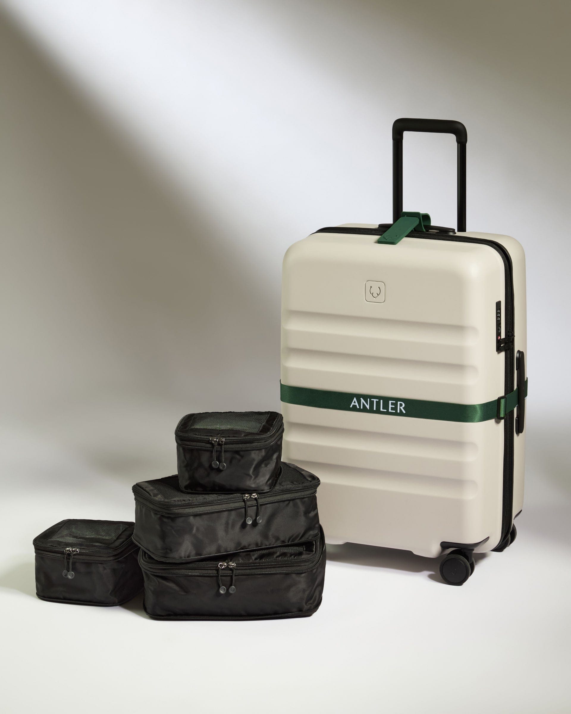 Antler Luggage -  Packing Cubes in Black - Set of 4 - Packing Cube Packing Cubes in Black Set of 4 » Travel Accessories » Packing Organiser