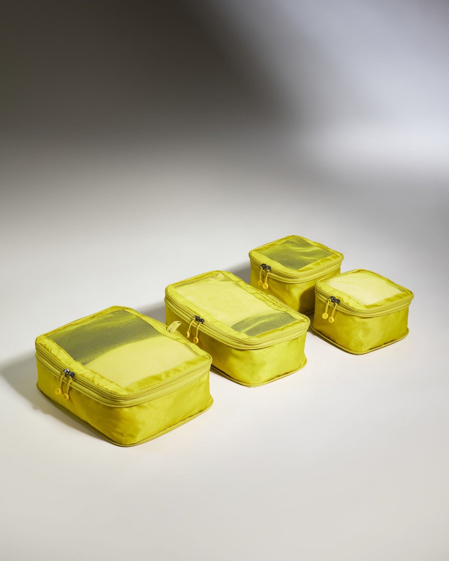 Antler Luggage -  Packing Cubes in Gorse Yellow - Set of 4 - Packing Cube Packing Cubes in Yellow Set of 4 | Travel Accessories | Packing Organiser