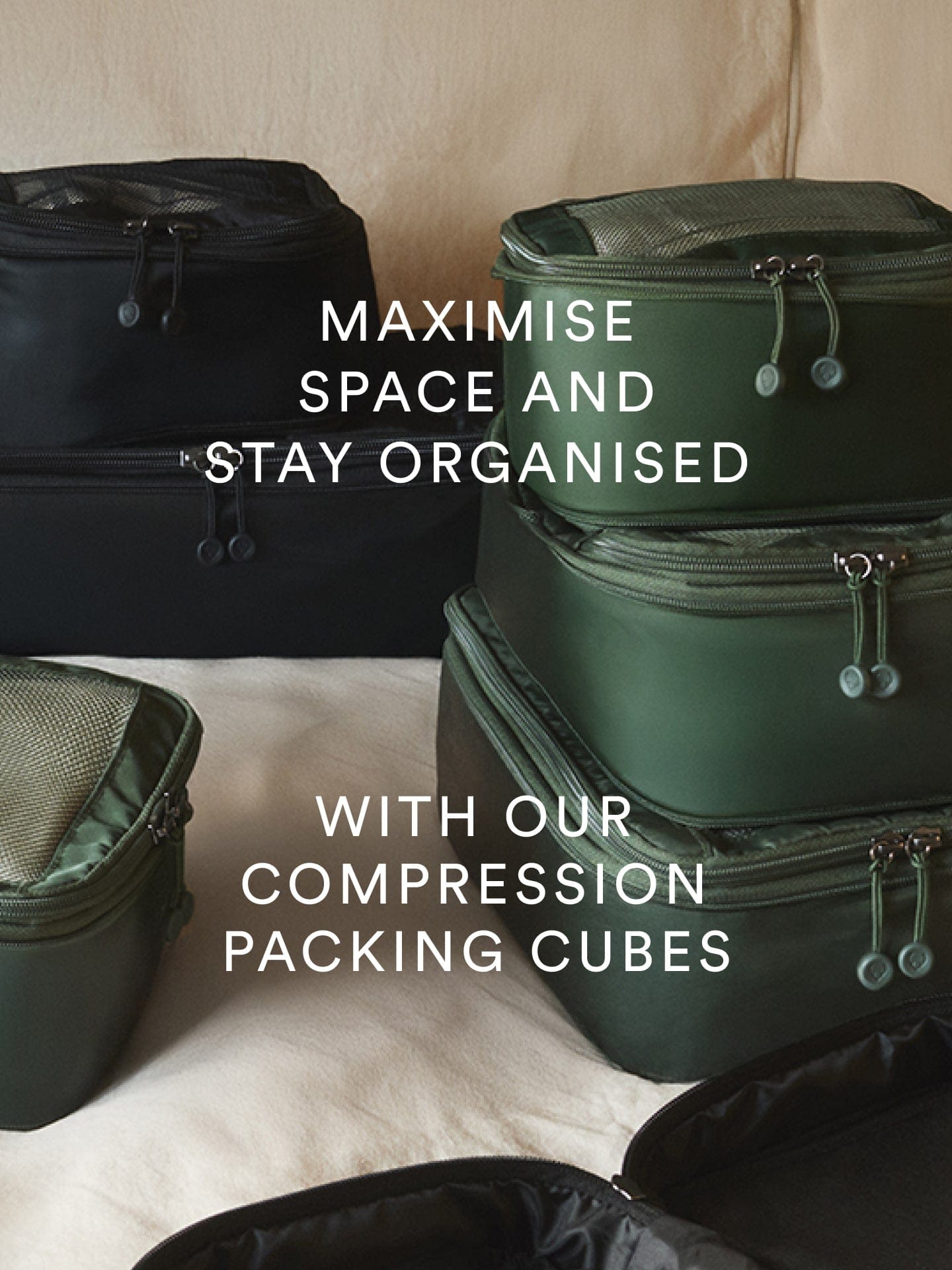 View all our packing cubes