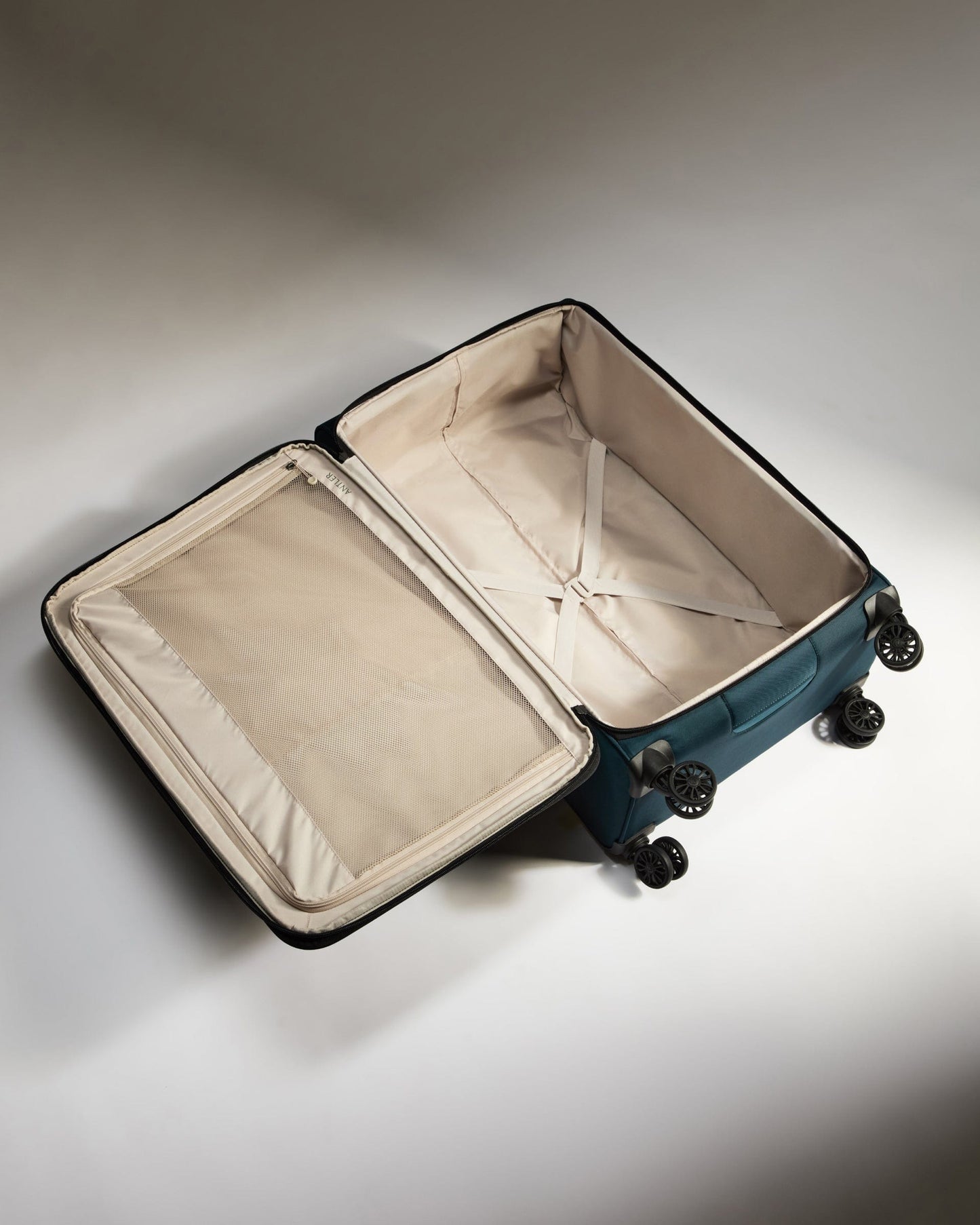 Antler Luggage -  Soft Stripe Large in Indigo - Soft Suitcase Soft Stripe Large in Indigo | Soft Suitcase