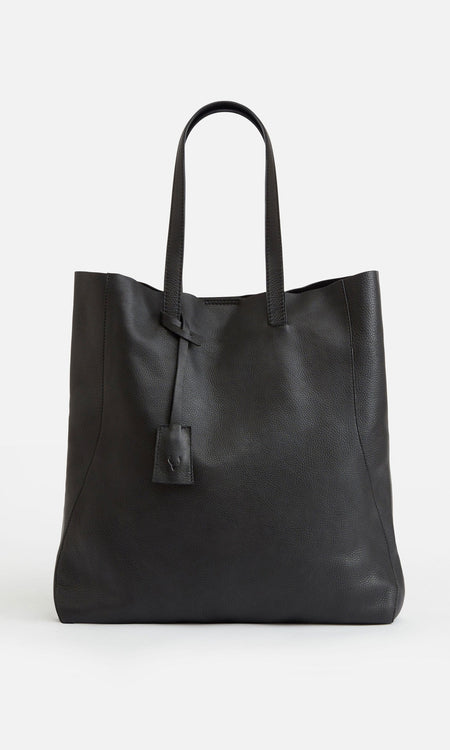 Antler Luggage -  Brompton leather tote in black - Leather Bags Brompton Leather Tote Black | Travel & Lifestyle Bags | Antler UK