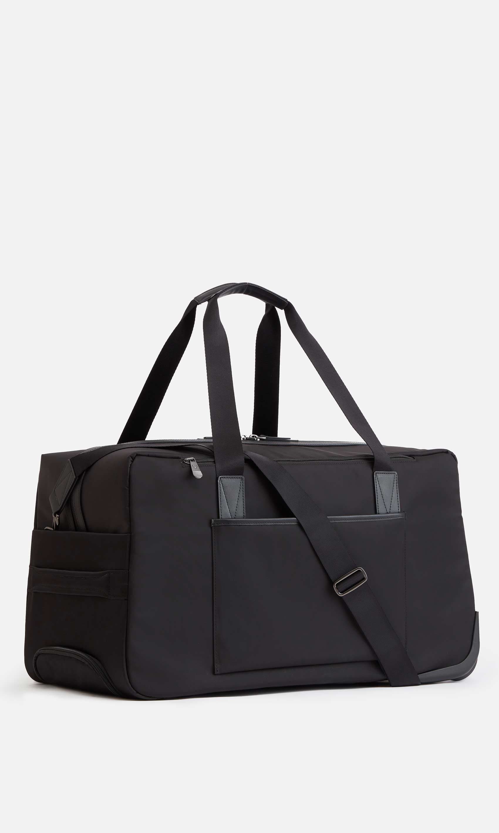 Antler Luggage -  Chelsea wheeled holdall in black - Wheeled Holdall Chelsea Wheeled Holdall Black | Lifestyle Bags | Antler UK