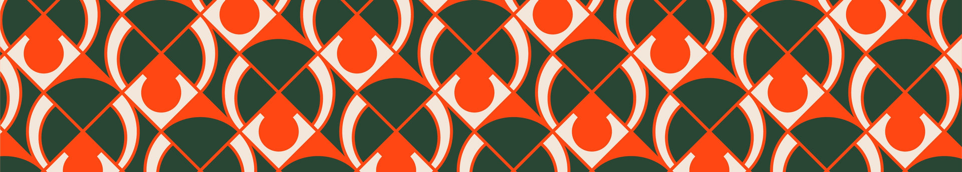 a pattern of green and white circles and circles