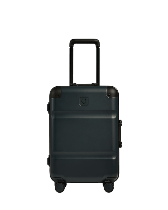 a black suitcase with wheels