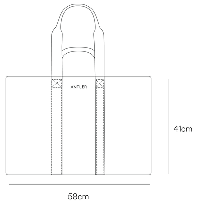 a black bag with a handle
