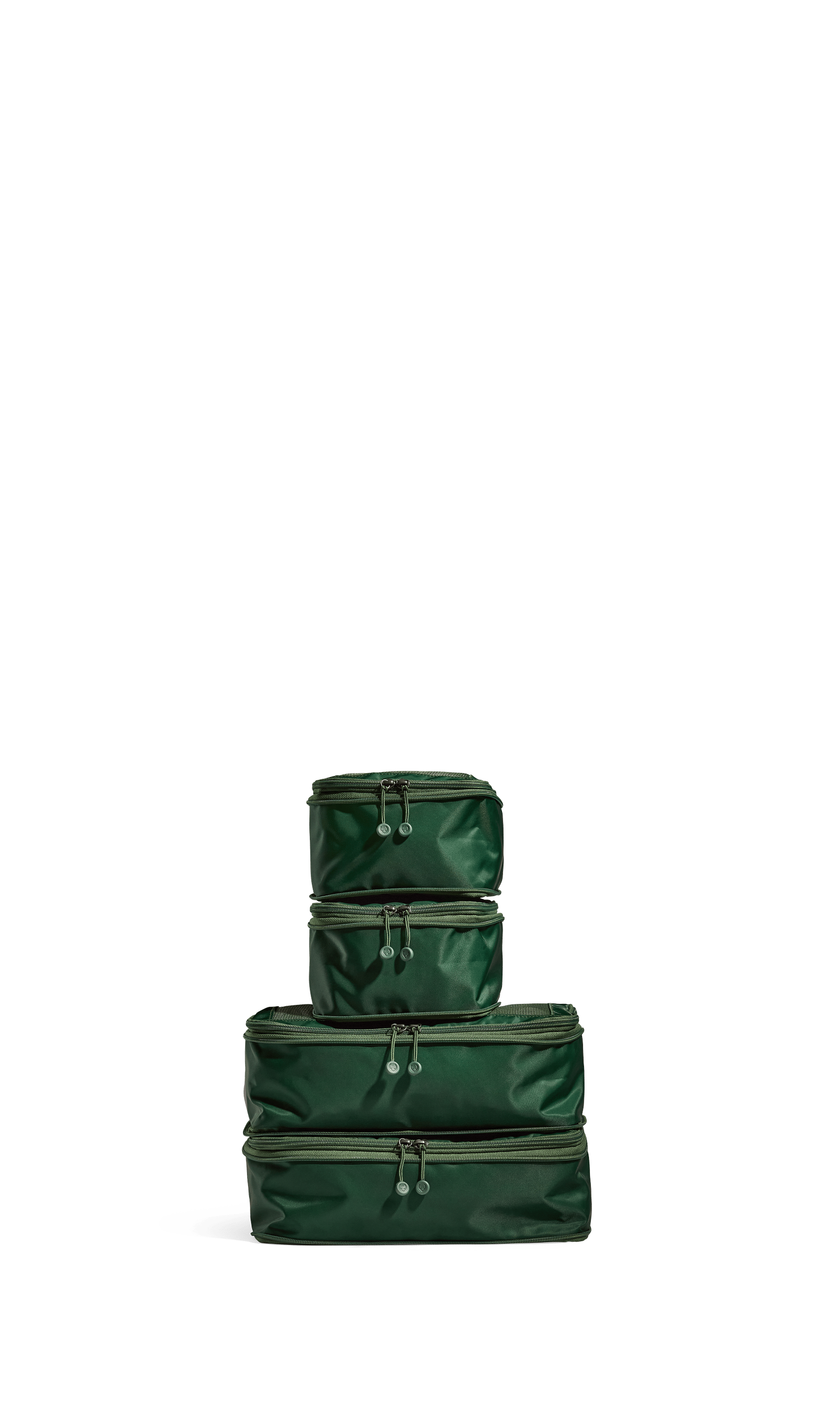 Packing Cubes in Green - Set of 4