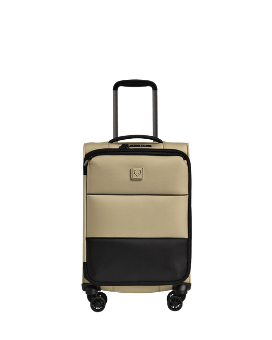 a suitcase with wheels on it