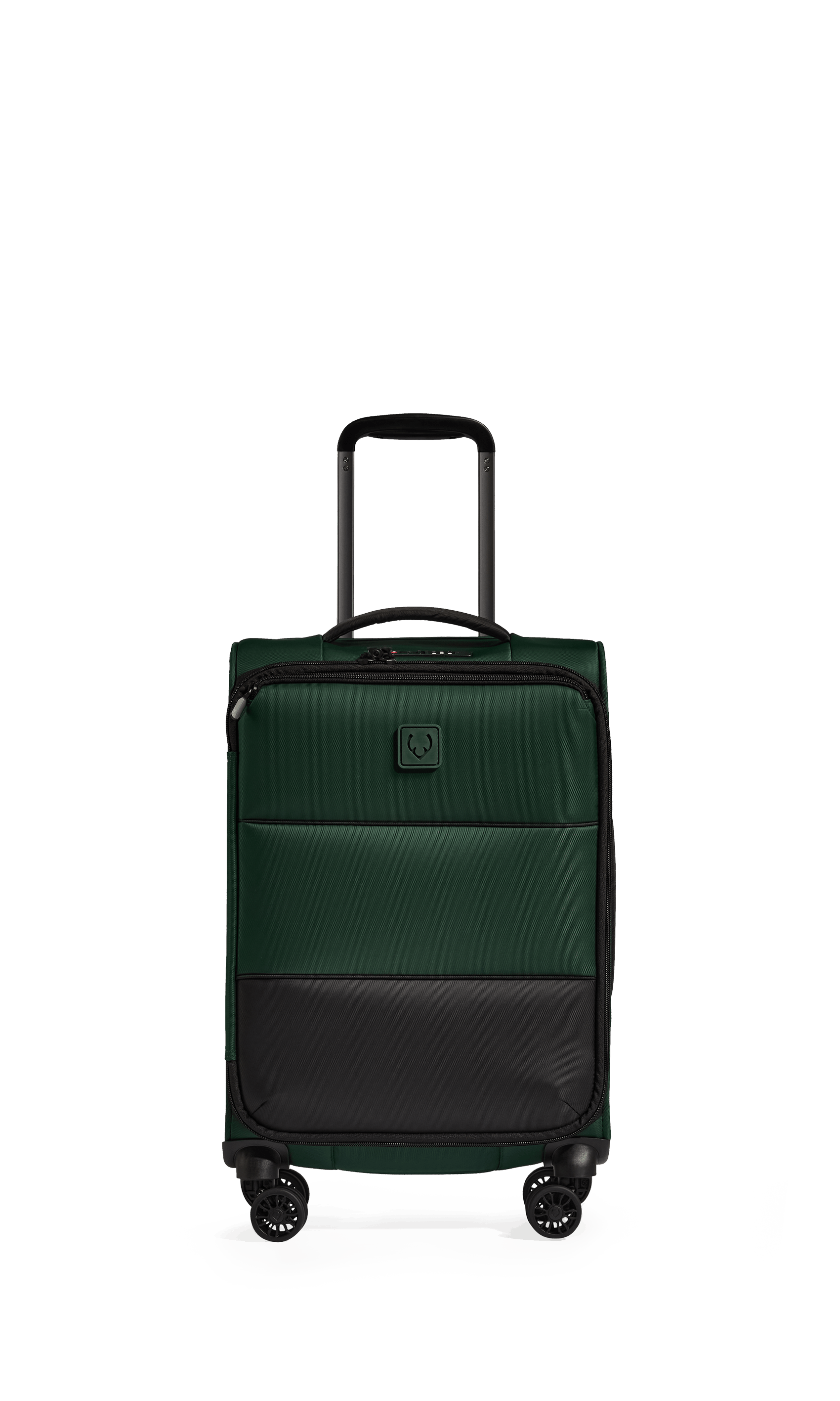 Lightest Cabin Suitcase in Antler Green - Soft Stripe 2.0
