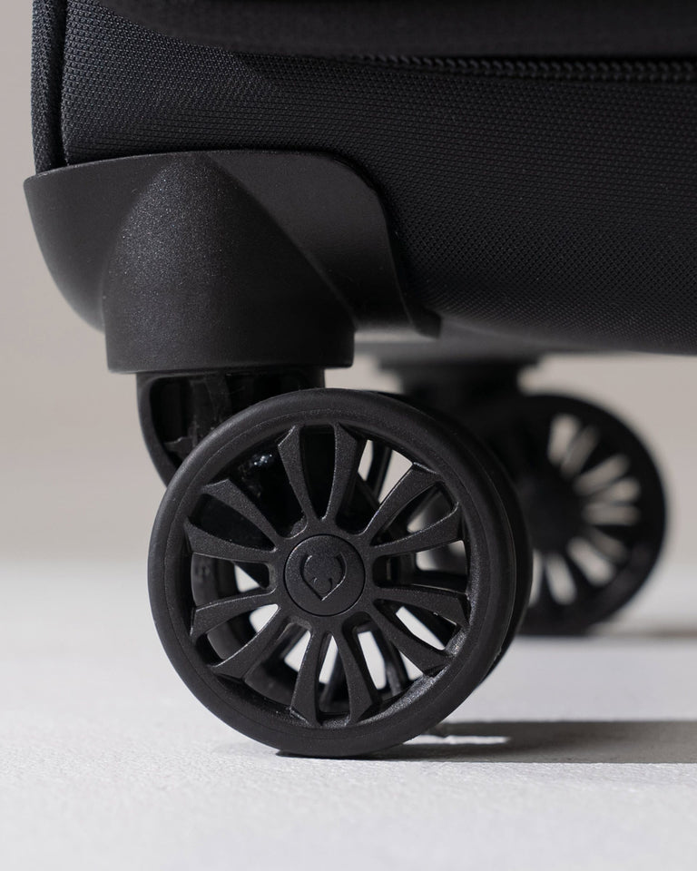 a close up of a suitcase