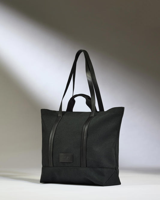 Antler Luggage -  Antler Weave Shopper in Black - Tote Bag Antler Weave Shopper in Black | Travel & Work Bags and Accessories
