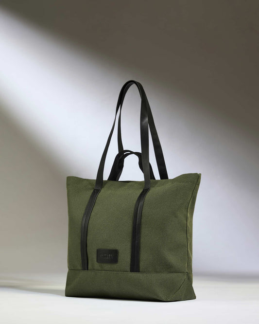 Antler Luggage -  Antler Weave Shopper in Olive Green - Tote Bag Antler Weave Shopper in Olive Green | Travel & Work Bags and Accessories