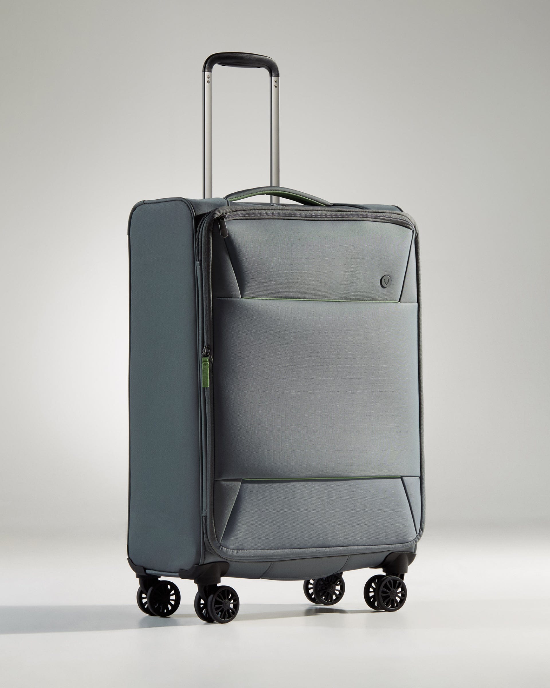 Brixham Medium Suitcase Grey Soft Shell Suitcase Antler UK