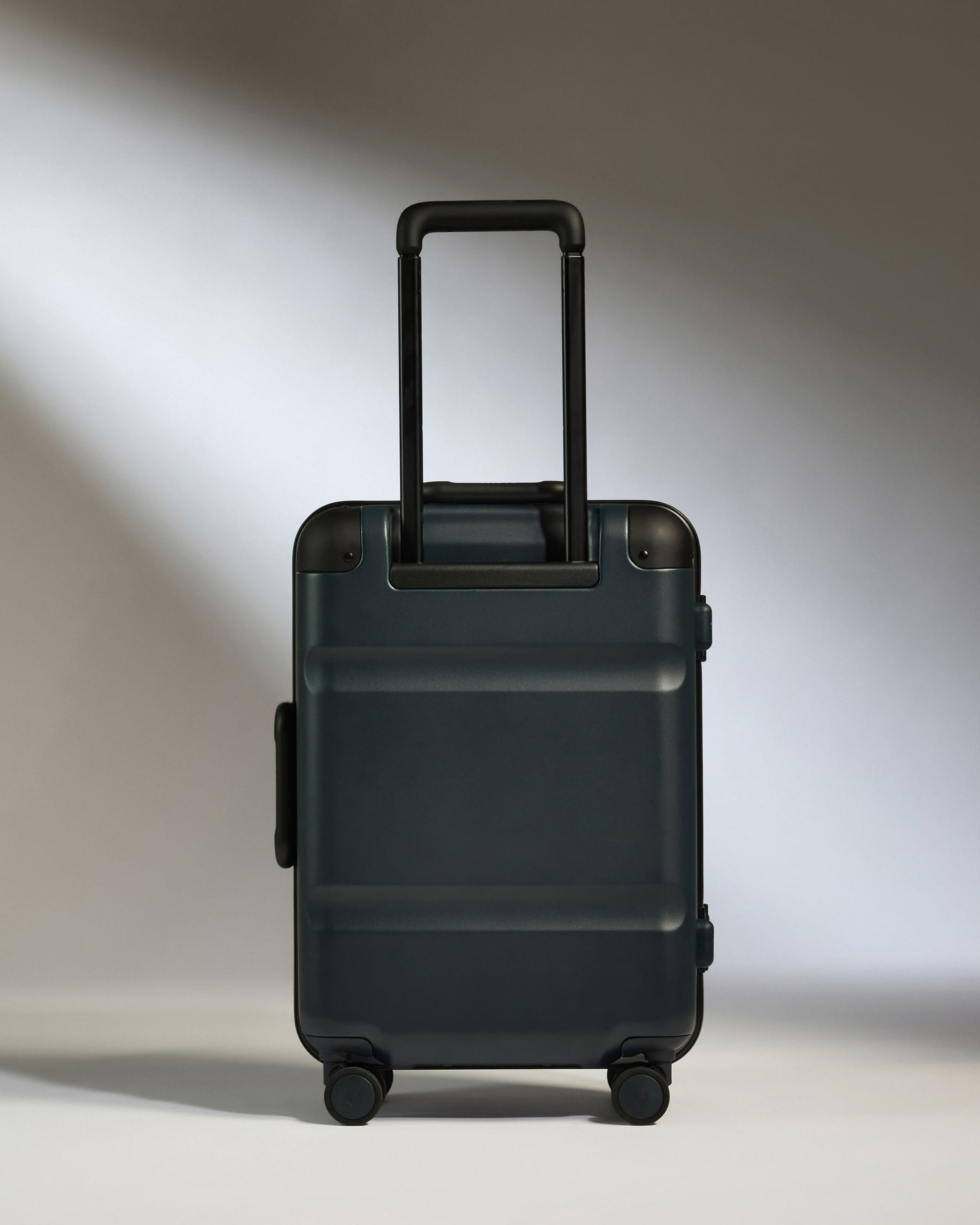 Antler Luggage -  Cabin Suitcase in Basalt Navy - Heritage Stripe - Standard Cabin Case | H1 4W Heritage Stripe Cabin in Basalt Navy | Premium Hard Shell Carry-On Suitcase