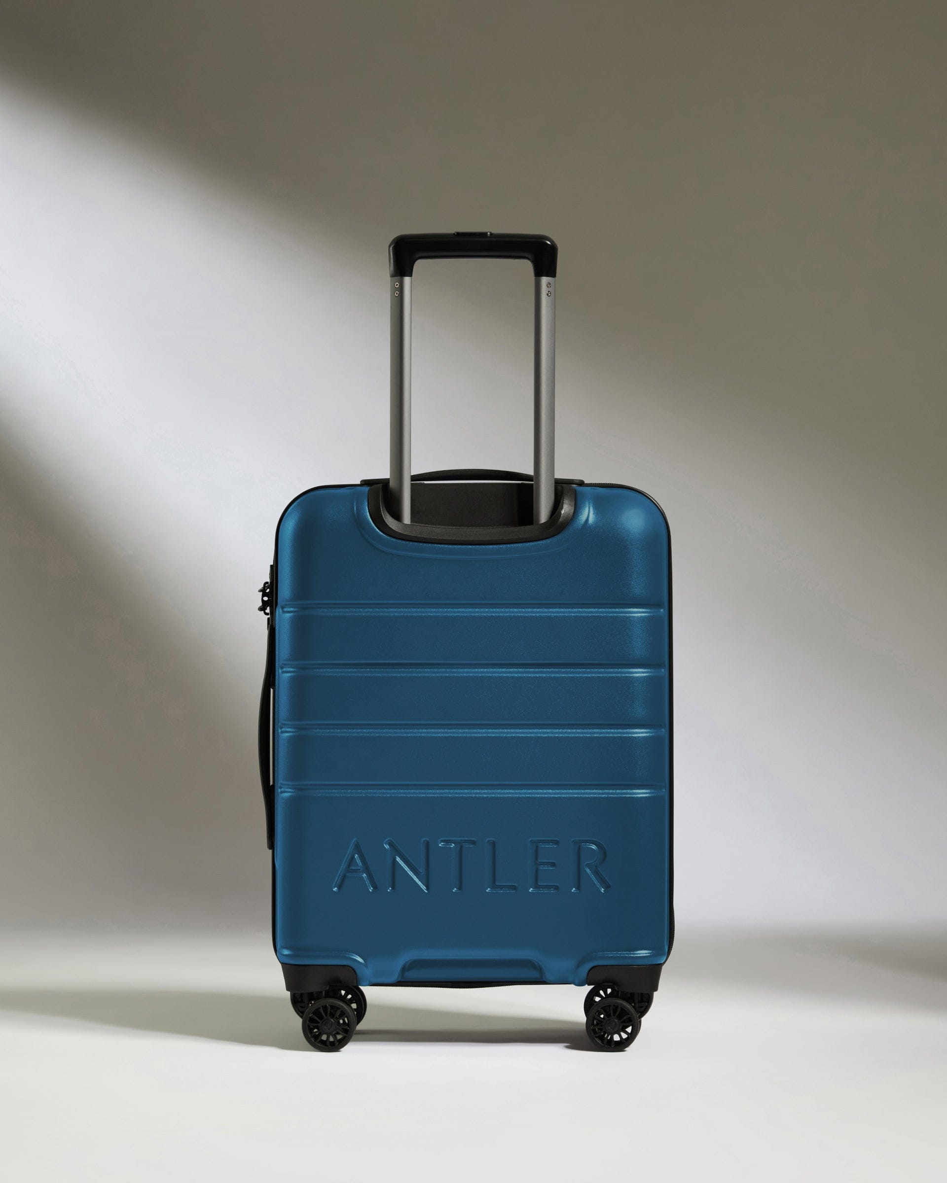Antler Luggage -  Cabin Suitcase in Bold Blue - Logo - Hard Suitcase - Standard Cabin Cabin Suitcase Bold Blue - Logo | Lightweight Hard Shell Luggage