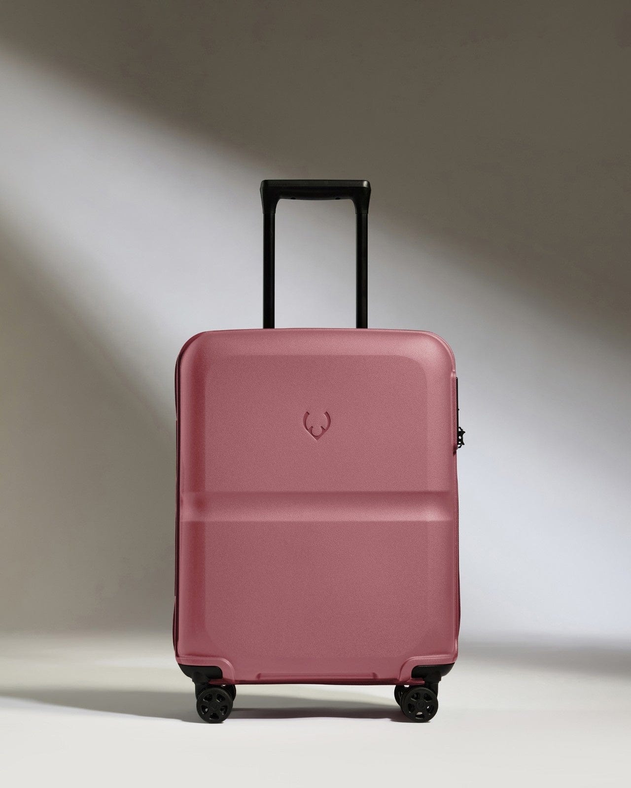 Antler Luggage -  Cabin Suitcase in Clay Pink - Single Stripe - Hard Suitcase - Standard Cabin Cabin Suitcase in Pink - Single Stripe | Cabin Bag & Hard Luggage