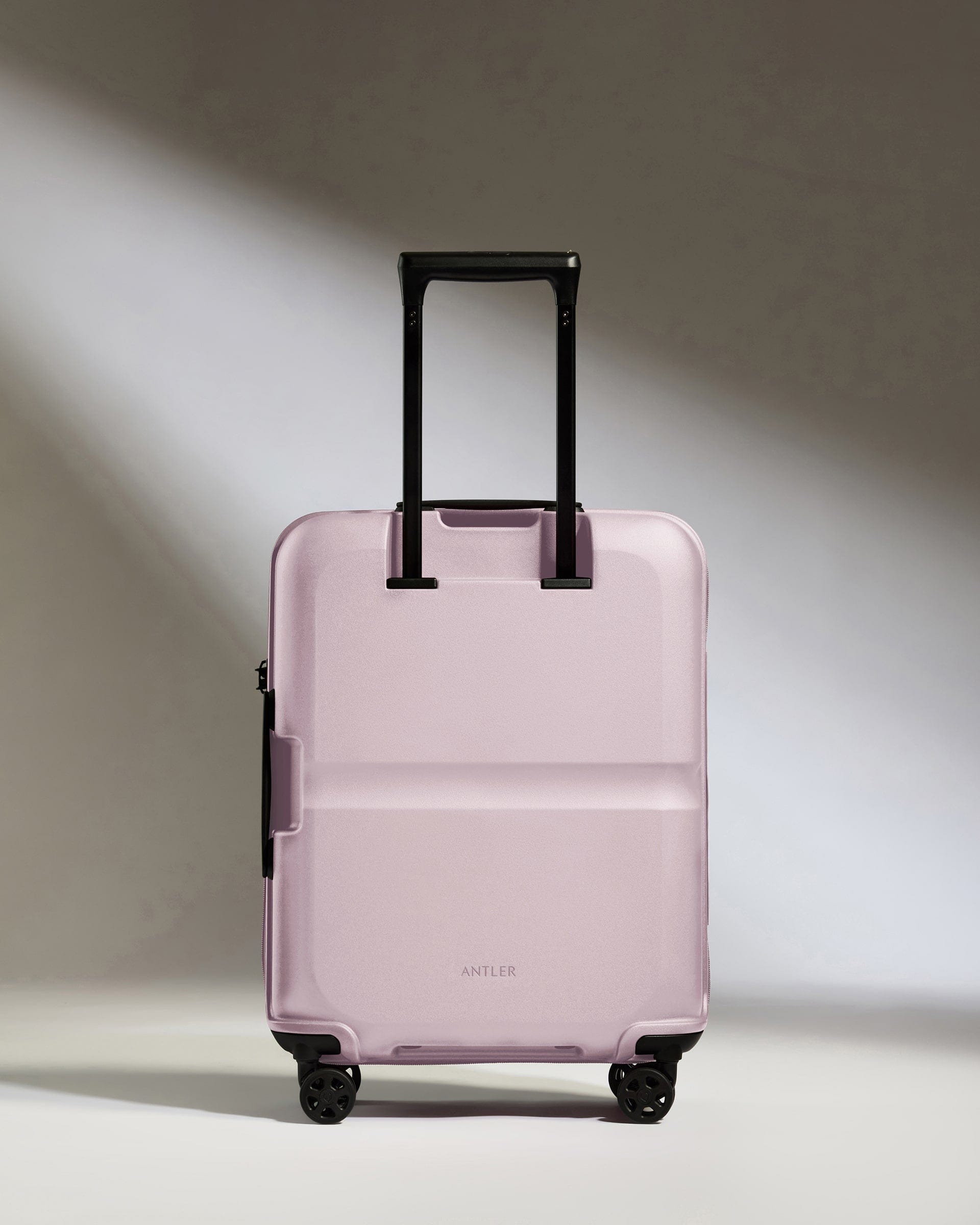 Antler Luggage -  Cabin Suitcase in Dusk Pink - Single Stripe - Hard Suitcase - Standard Cabin Cabin Suitcase in Light Pink - Single Stripe | Cabin Bag & Hard Luggage