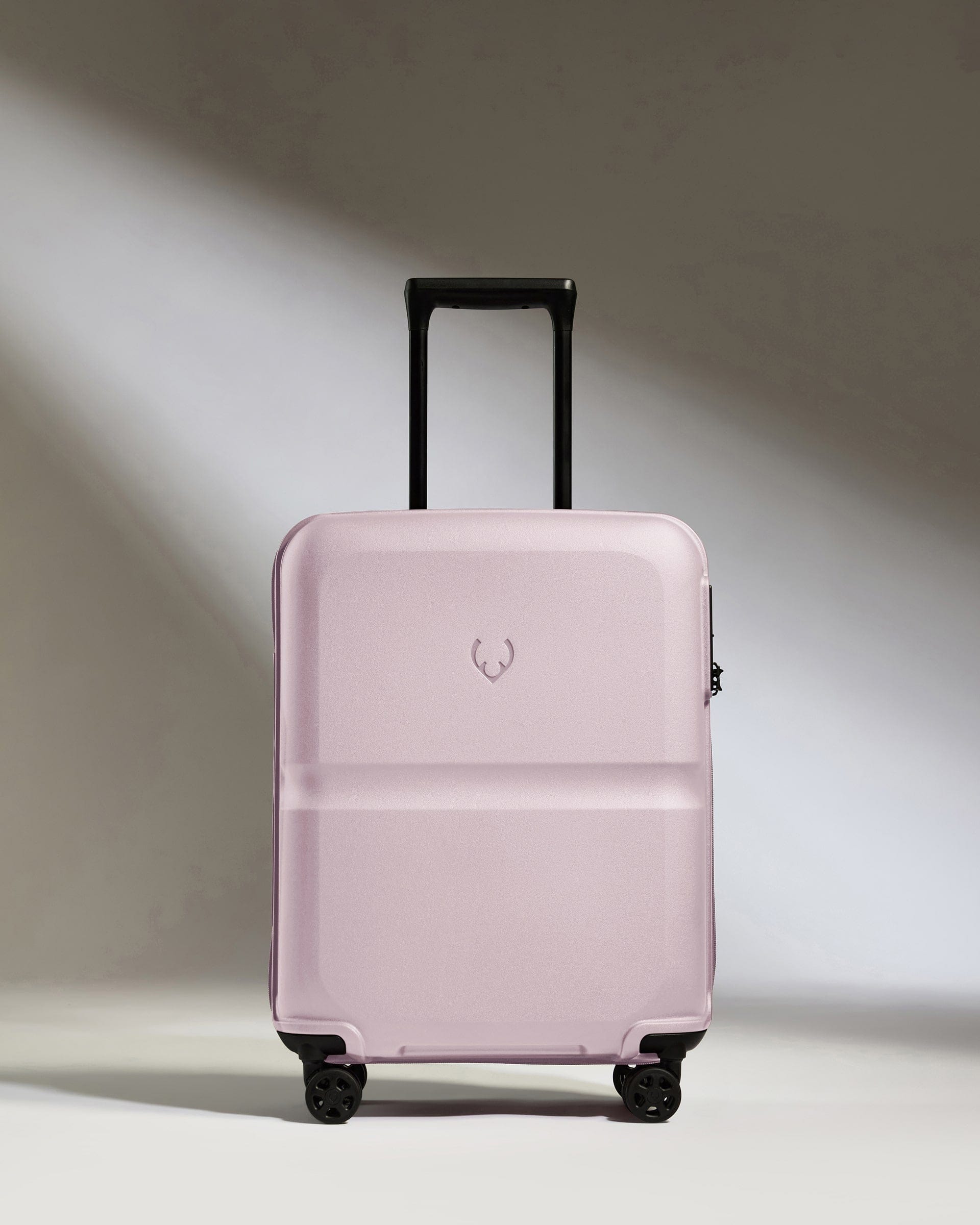 Antler Luggage -  Cabin Suitcase in Dusk Pink - Single Stripe - Hard Suitcase - Standard Cabin Cabin Suitcase in Light Pink - Single Stripe | Cabin Bag & Hard Luggage