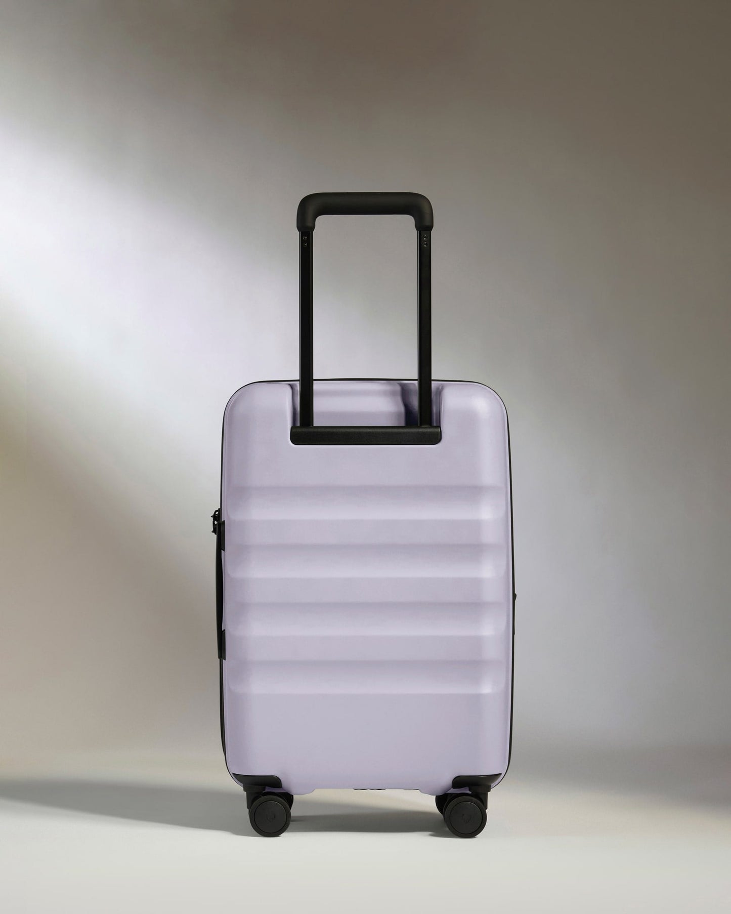 Antler Luggage -  Cabin Suitcase in Meadow Purple - Icon Stripe - Hard Suitcase - Standard Cabin Icon Stripe Cabin in Light Purple | Lightweight & Hard Shell Suitcase | Cabin Bag