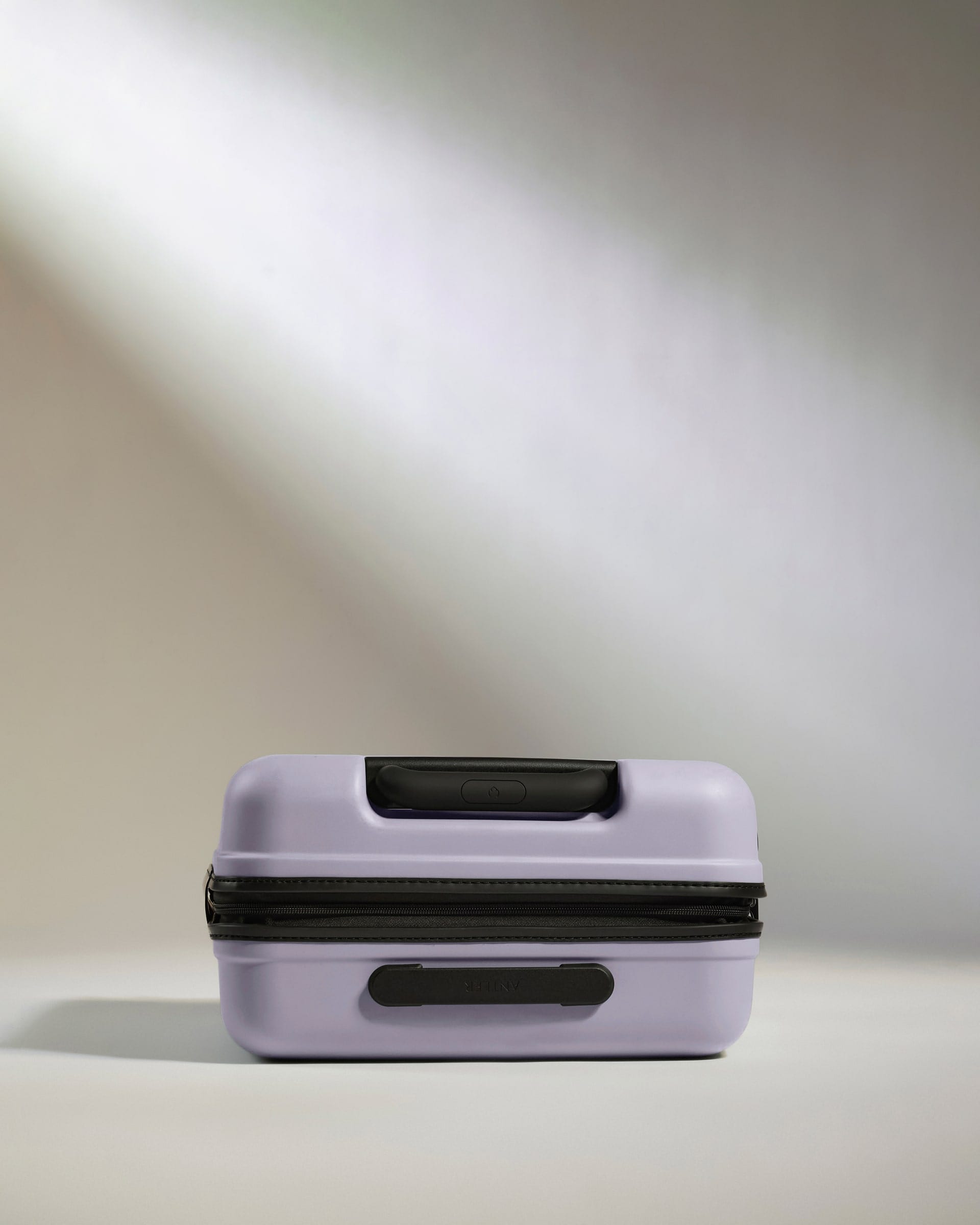 Antler Luggage -  Cabin Suitcase in Meadow Purple - Icon Stripe - Hard Suitcase - Standard Cabin Icon Stripe Cabin in Light Purple | Lightweight & Hard Shell Suitcase | Cabin Bag