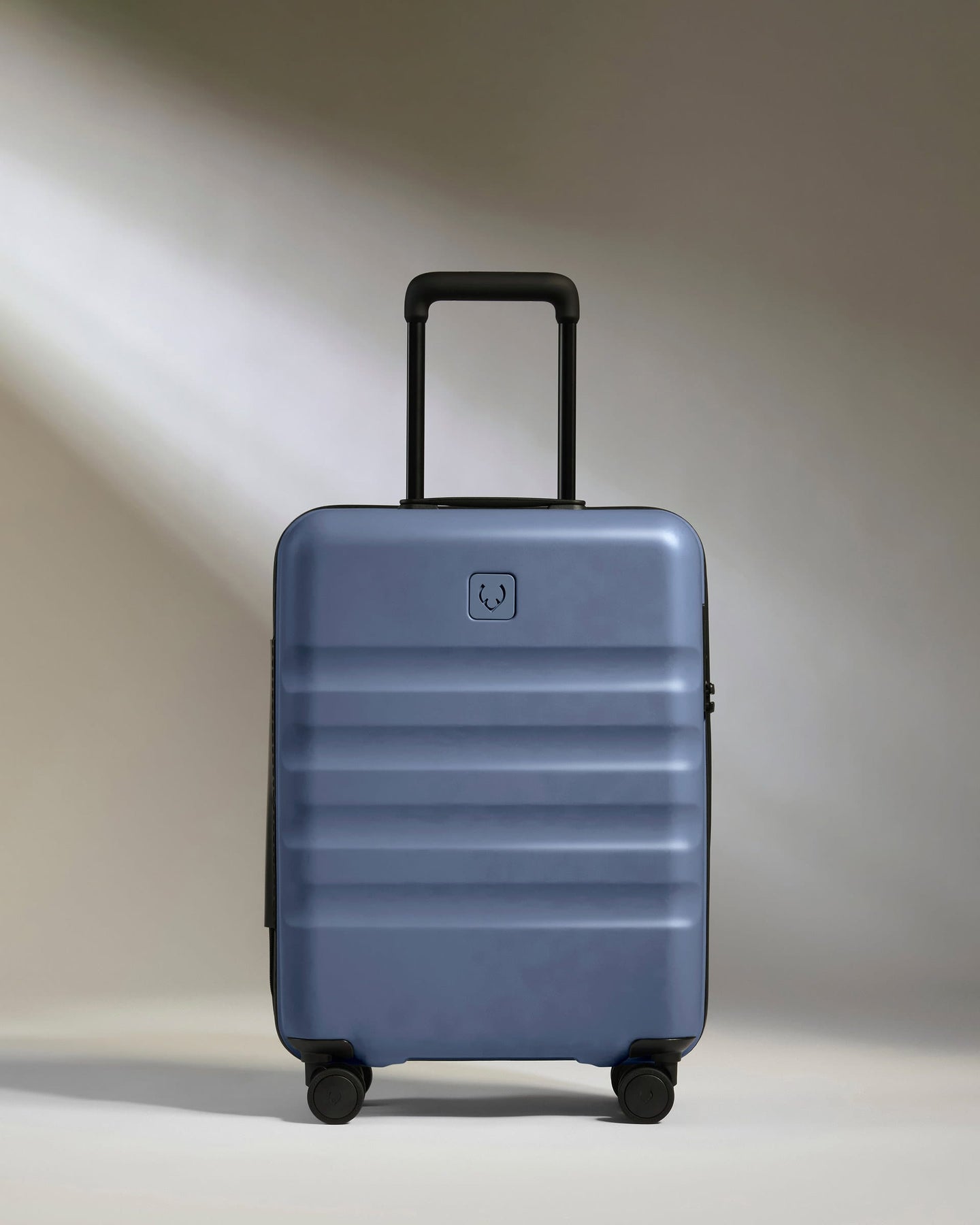 Antler Luggage -  Cabin Suitcase in Ocean Blue - Icon Stripe - Hard Suitcase - Standard Cabin Cabin Suitcase in Blue - Icon Stripe | Lightweight & Hard Shell Suitcase