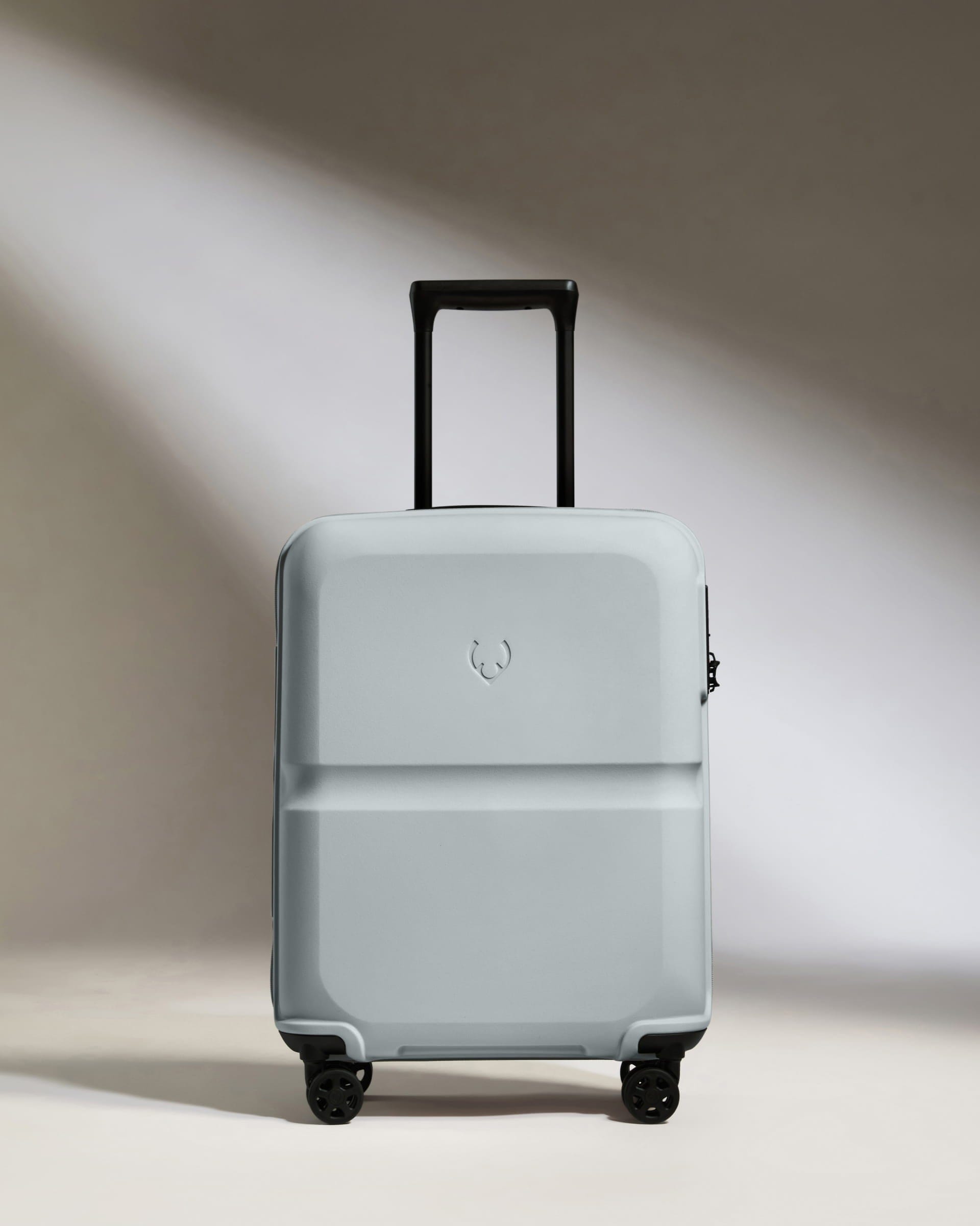 Antler Luggage -  Cabin Suitcase in Salt Blue - Single Stripe - Hard Suitcase - Standard Cabin Cabin Suitcase in Salt Blue - Single Stripe | Cabin Bag & Hard Luggage