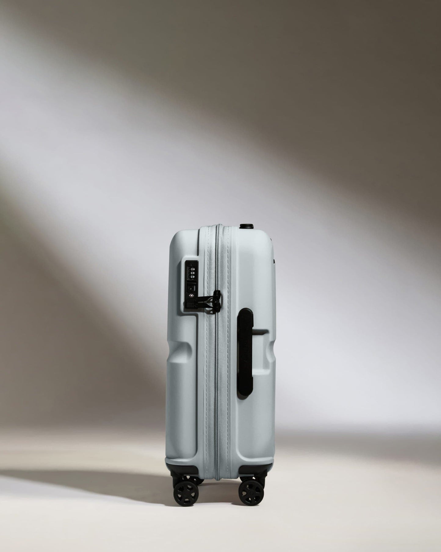 Antler Luggage -  Cabin Suitcase in Salt Blue - Single Stripe - Hard Suitcase - Standard Cabin Cabin Suitcase in Salt Blue - Single Stripe | Cabin Bag & Hard Luggage