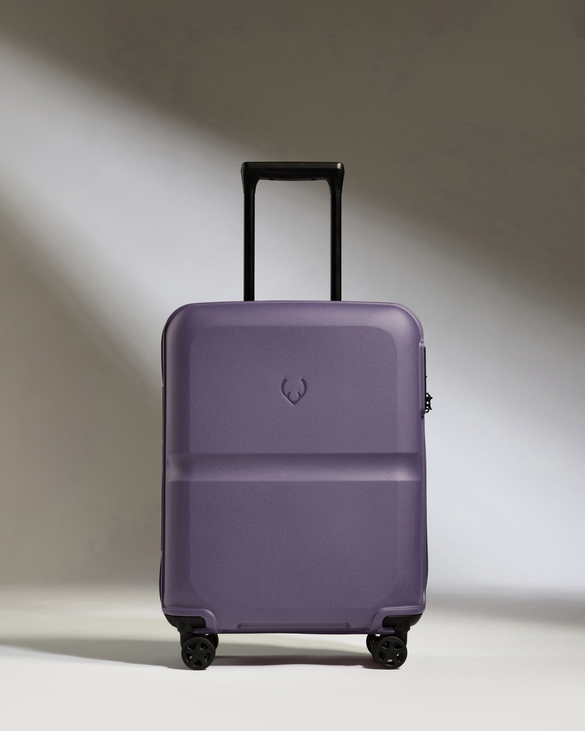 Antler Luggage -  Cabin Suitcase in Thistle Purple - Single Stripe - Hard Suitcase Cabin Suitcase in Light Purple - Single Stripe | Cabin Bag & Hard Luggage