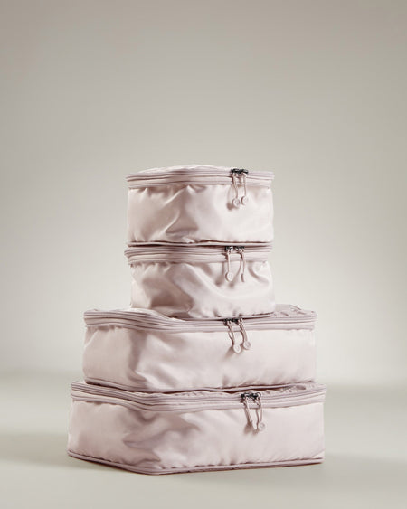 Antler Luggage -  Chelsea 4 packing cubes in blush - Accessories Chelsea 4 Packing Cubes Blush (Pink) | Lifestyle Bags | Antler UK