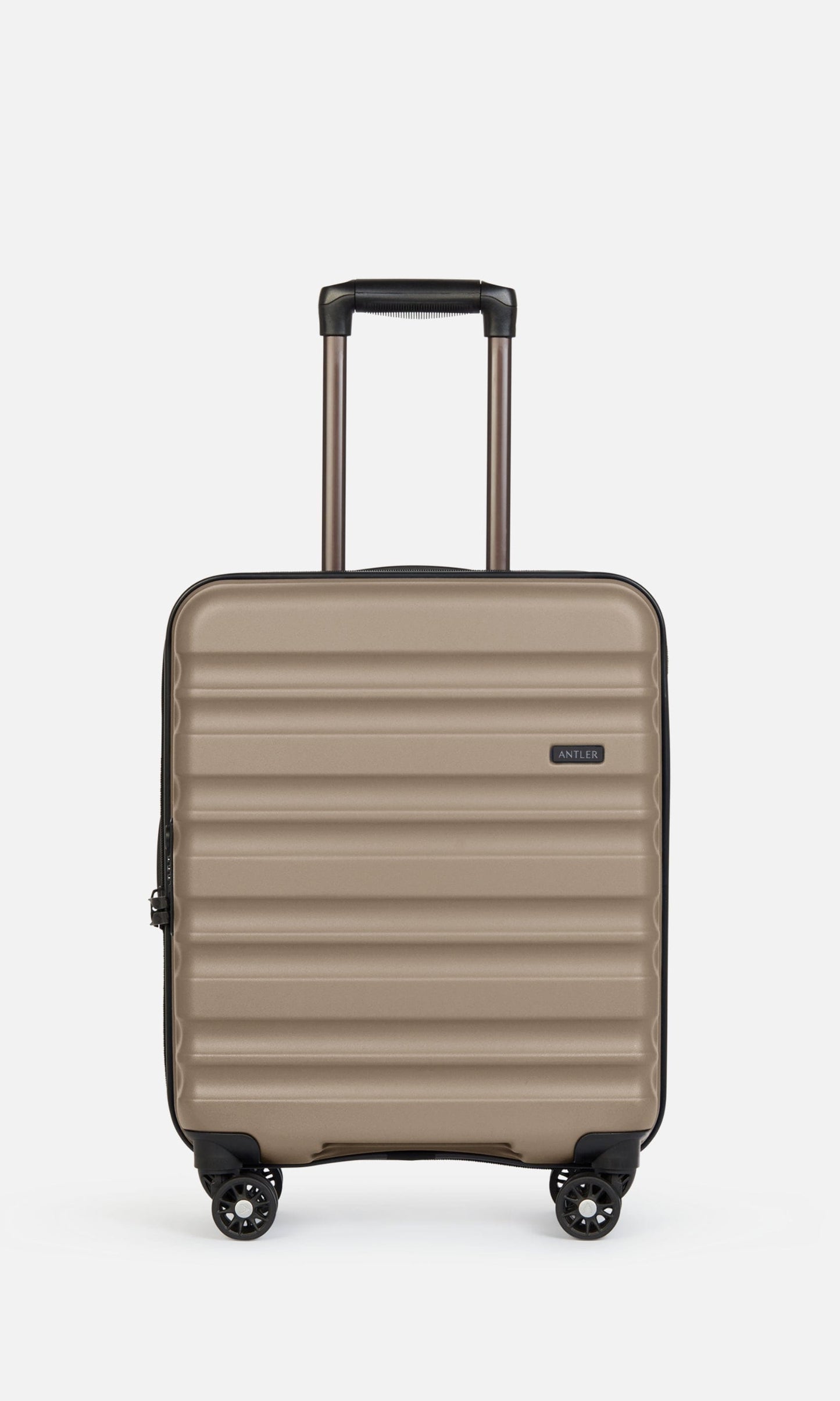 Antler Luggage -  Clifton cabin in oak brown - Hard Suitcases Clifton Cabin Suitcase 55x40x20cm Brown | Hard Suitcase | Antler UK