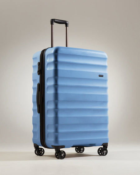 Antler Luggage -  Clifton large in azure - Hard Suitcases Clifton Large Suitcase Azure (Blue) | Hard Suitcase | Antler UK