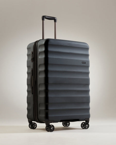 Antler Luggage -  Clifton large in slate - Hard Suitcases Clifton Large Suitcase Slate (Grey) | Hard Suitcase | Antler UK