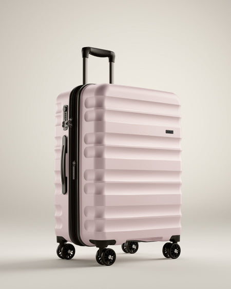 Antler Luggage -  Clifton medium in blush - Hard Suitcases Clifton Medium Suitcase Blush (Pink) | Hard Suitcase | Antler UK
