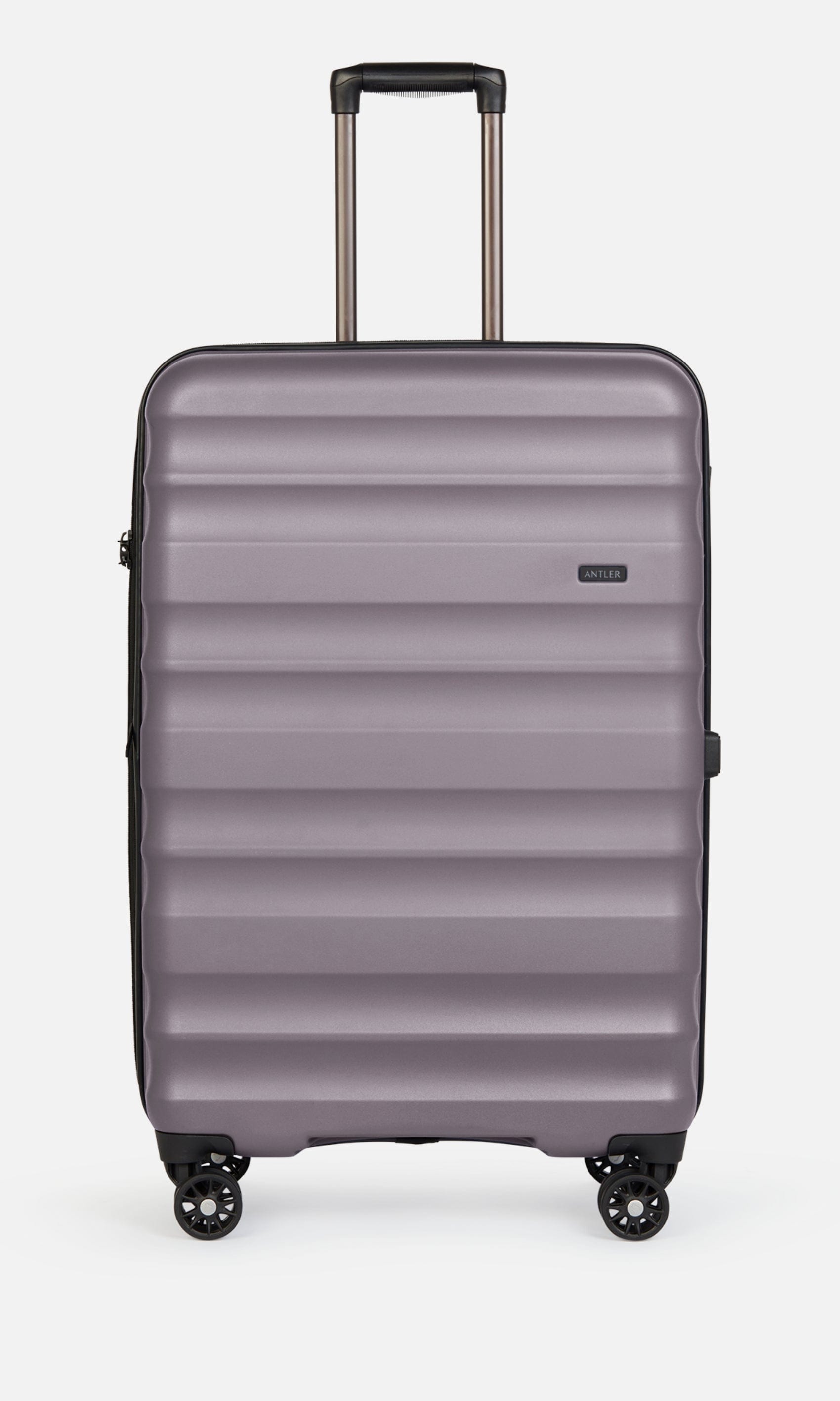 Antler Luggage -  Clifton set in meadow purple - Hard Suitcases Clifton Set of 3 Suitcases Purple | Hard Suitcase | Antler UK
