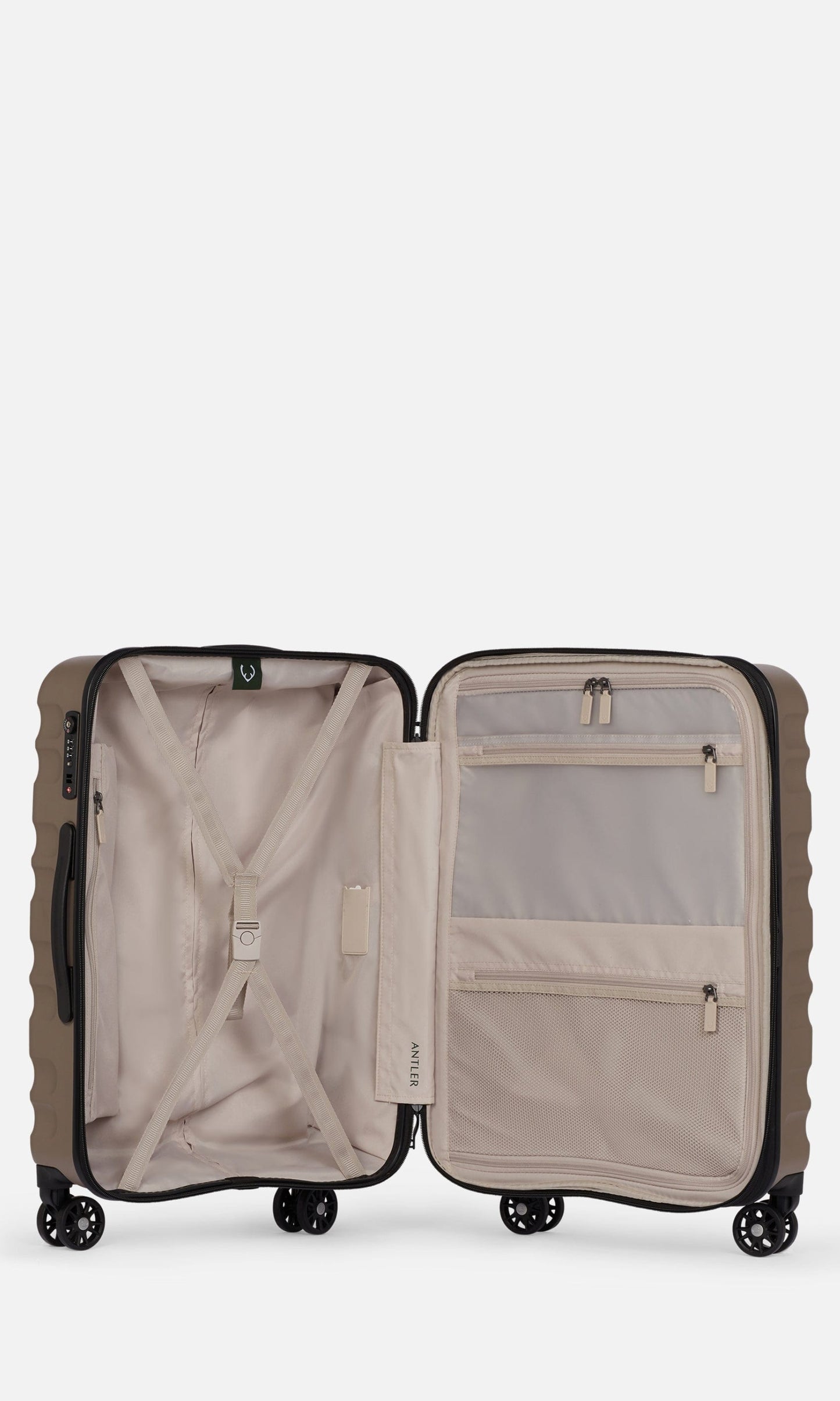 Antler Luggage -  Clifton set in oak brown - Hard Suitcases Clifton Set of 3 Suitcases Brown | Hard Suitcase | Antler UK