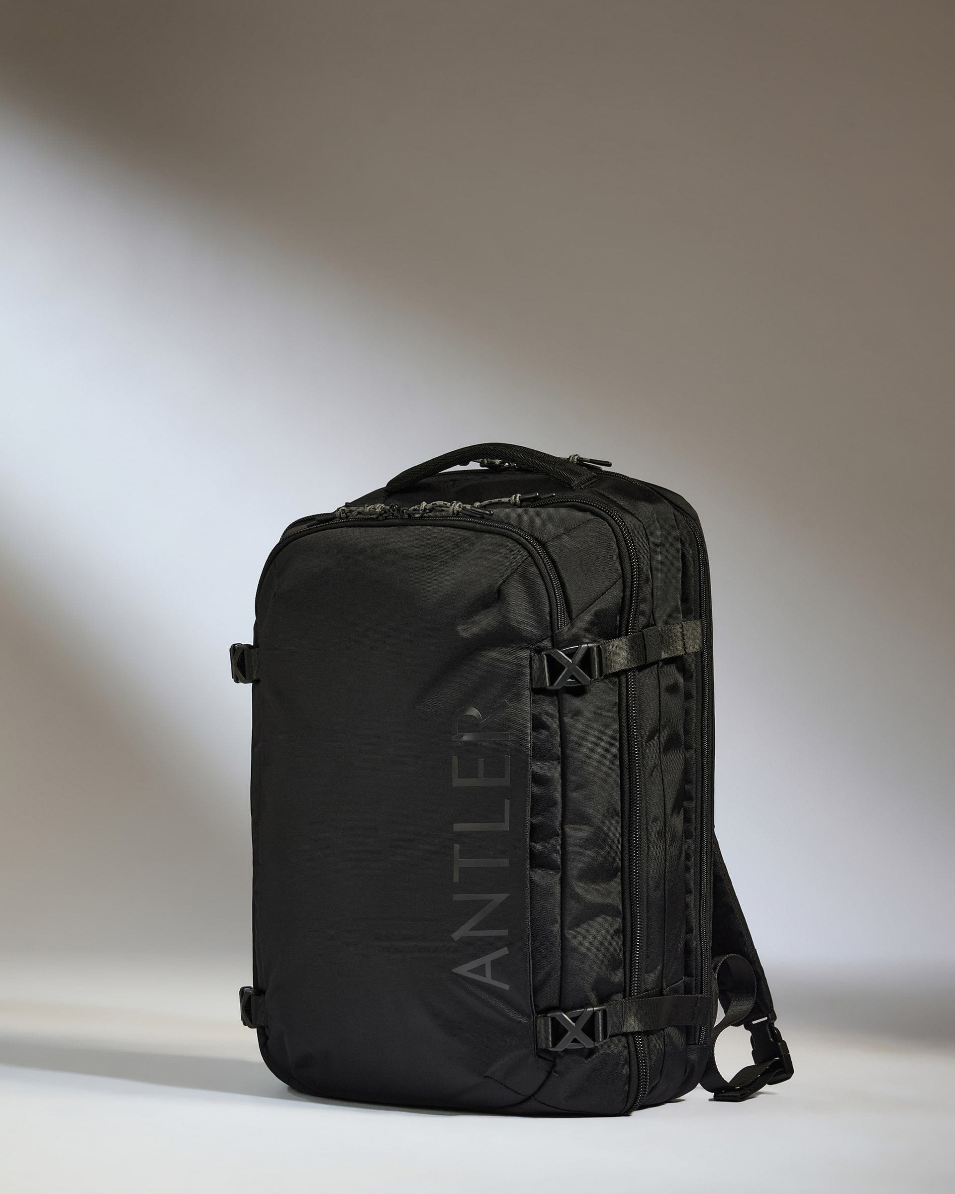 45l travel backpacks Discovery Backpack in Black e:mh4:MALE_BAGS Color:Senorita Fish Expandable Carry On Travel