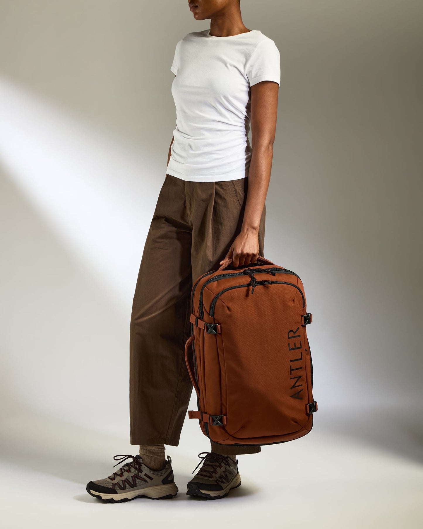 Antler Luggage -  Discovery 45L Backpack in Clay Brown - Backpack Discovery 45L Backpack in Clay | Rucksacks & Travel Bags