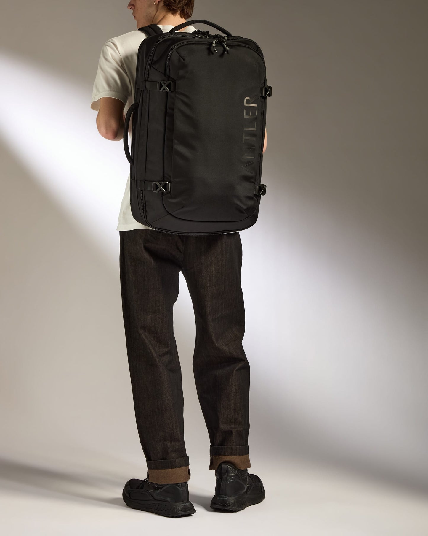 Antler Luggage -  Discovery 60L Backpack in Black - Backpack | Large Discovery 60L Backpack in Black | Rucksacks & Travel Bags